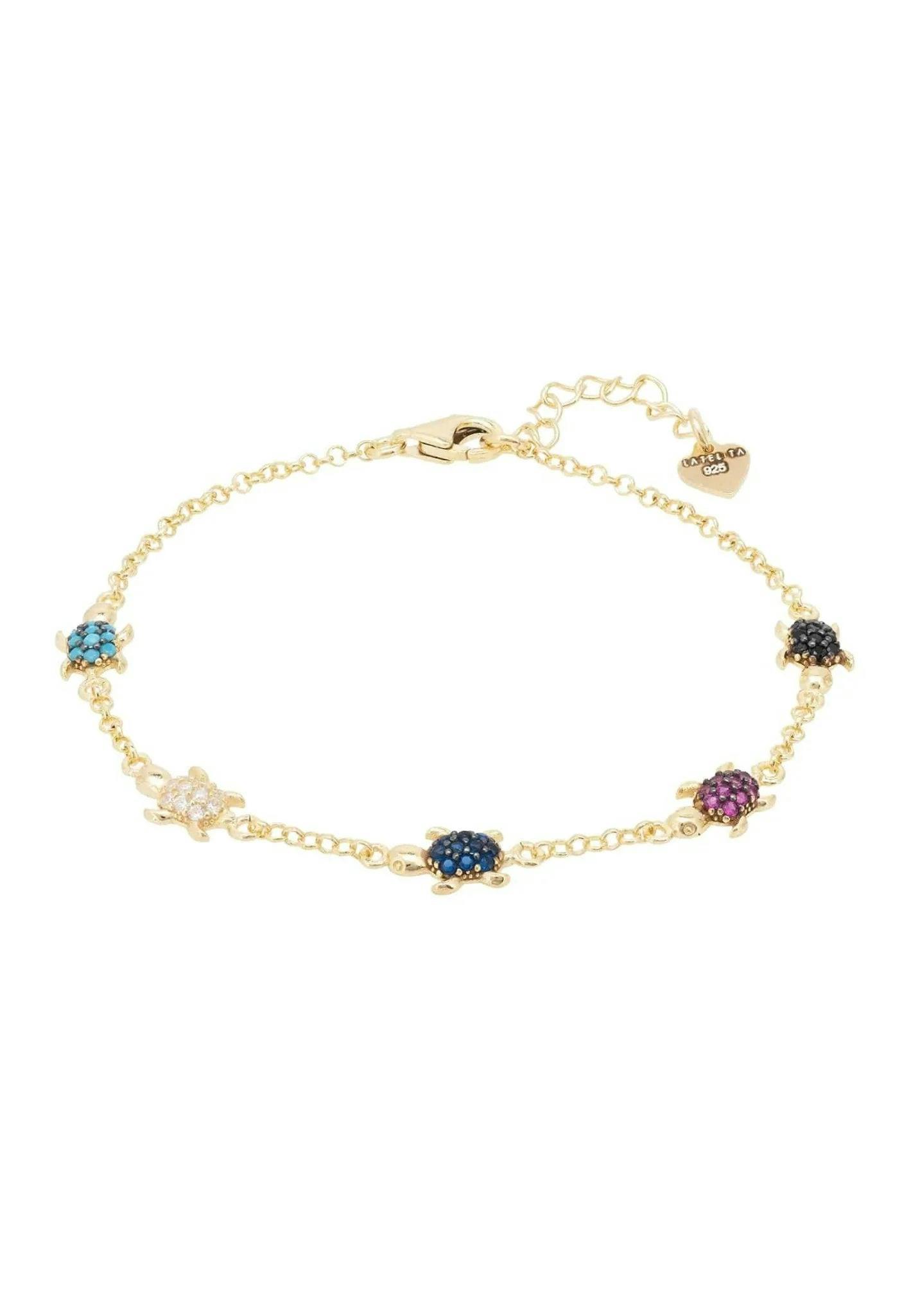 Latelita Gold Turtles Bracelet
