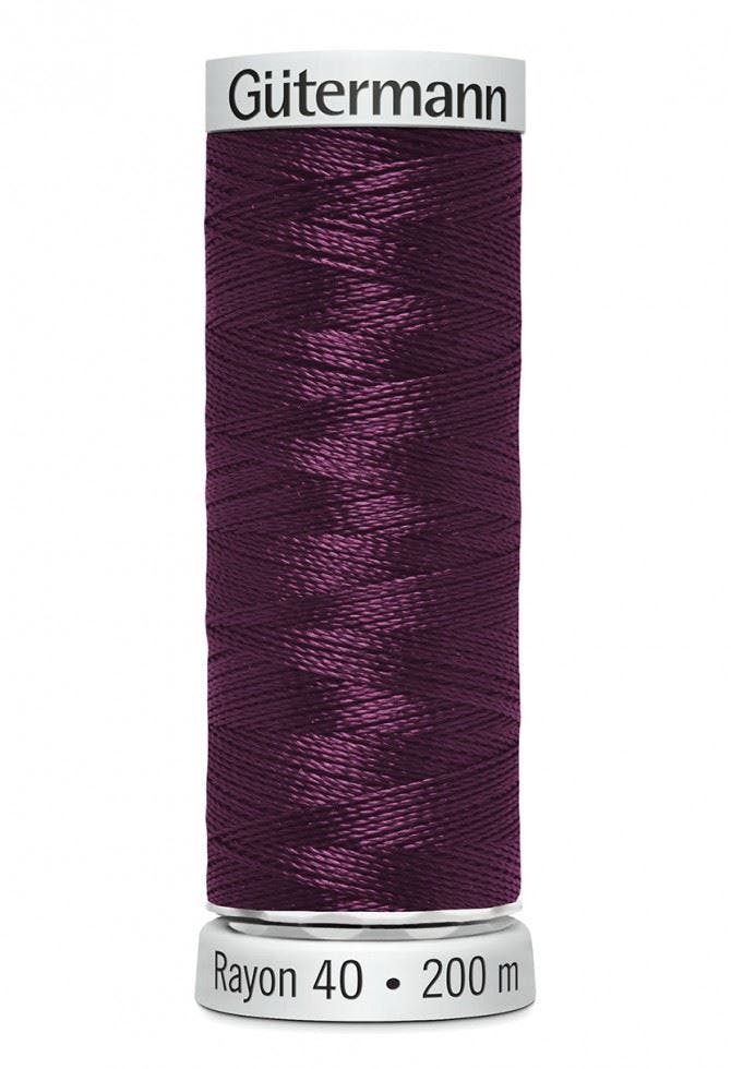 Gutermann No 40 Sulky Rayon Embroidery Thread 200M Rayon Thread Suitable For Embroidery - 1545 - 200 Metres