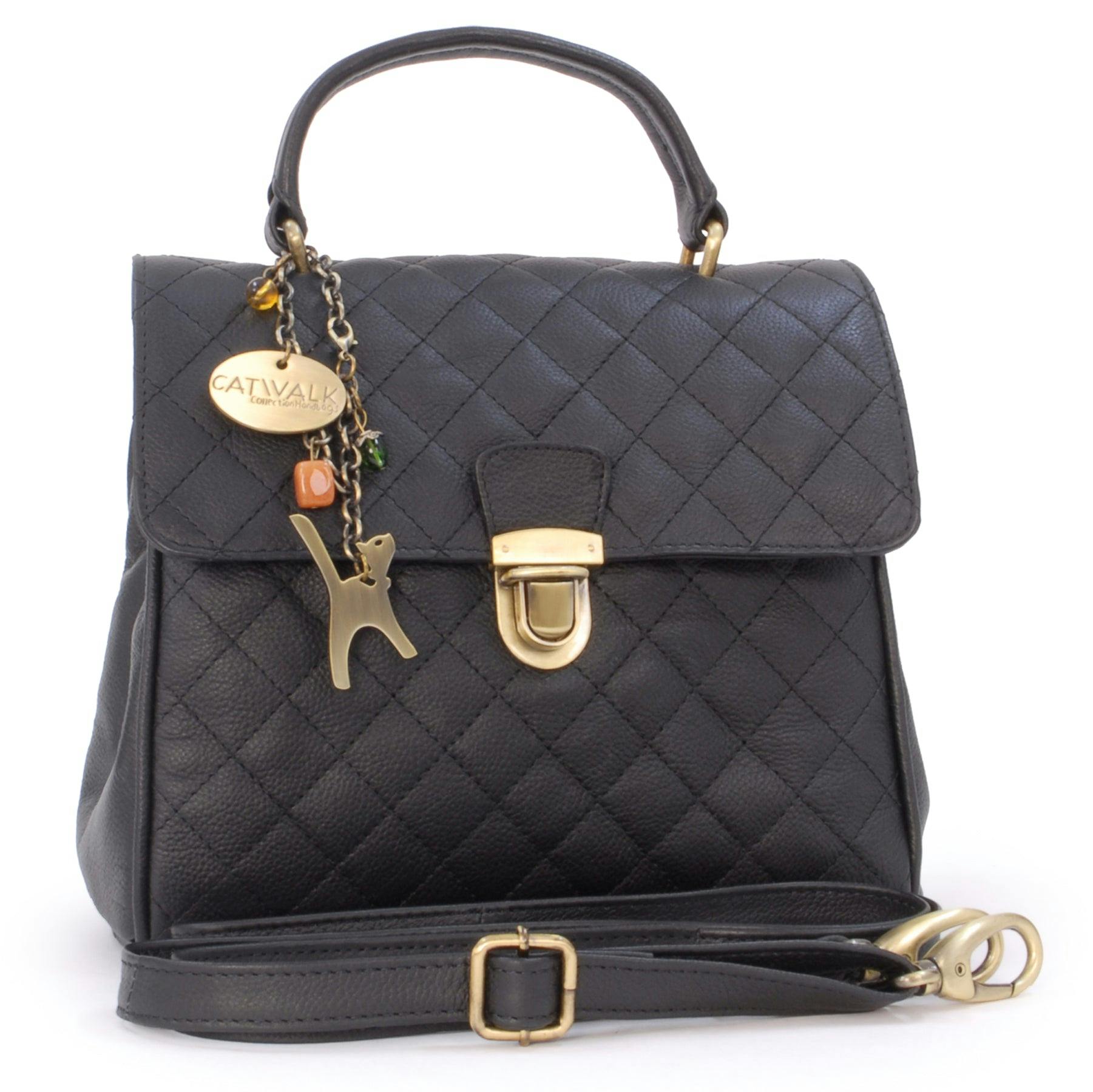 Catwalk Collection Handbags Black Hayley - Handbag