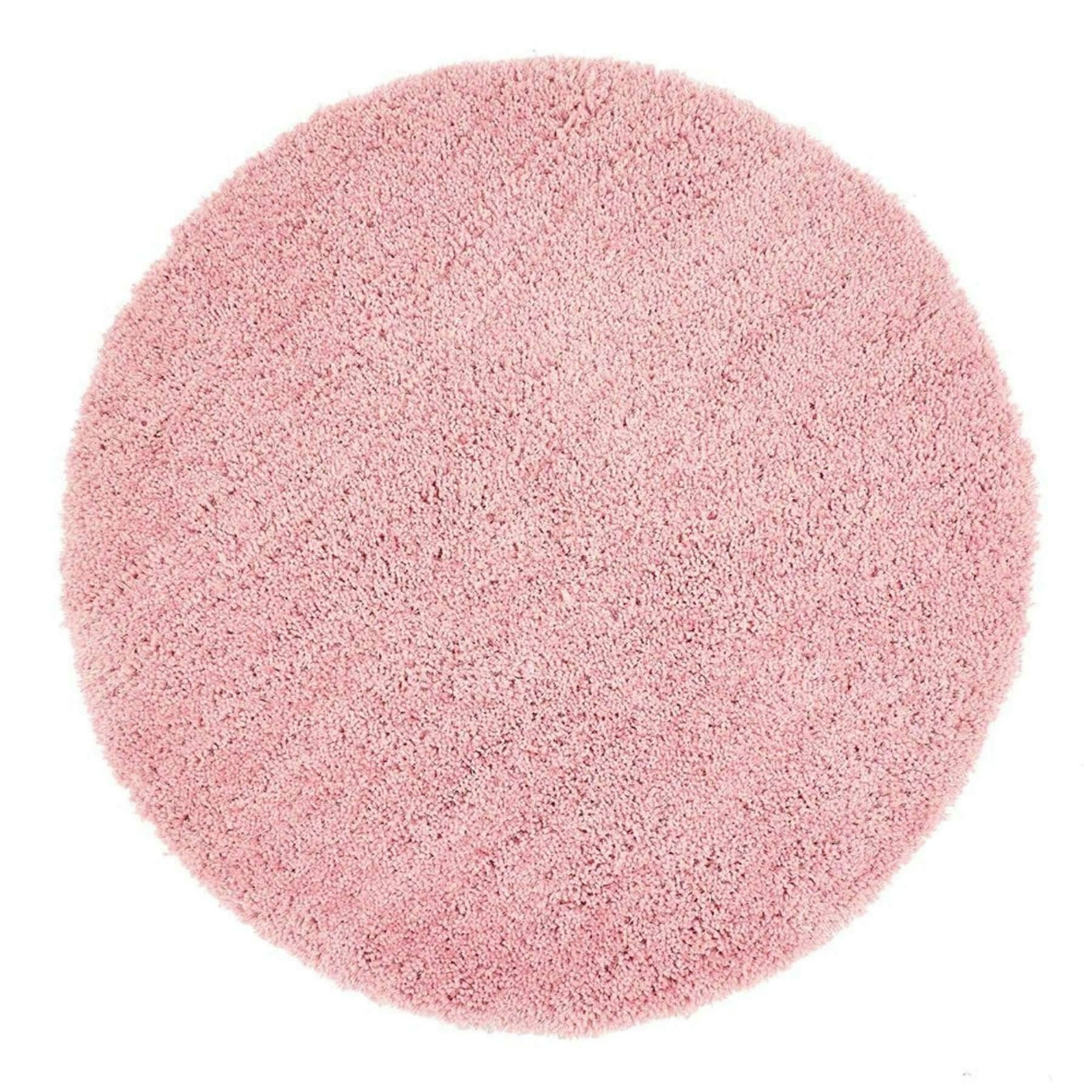 The Rugs Pink Chicago Shaggy Rug - Ø 133 Cm