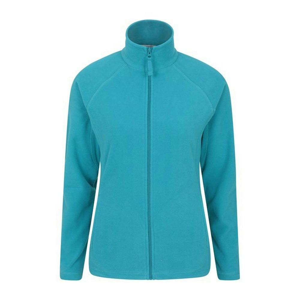 Mountain Warehouse Women's / Raso Fleece Jacket - Teal - 16 Uk - Teal - 100% Polyester