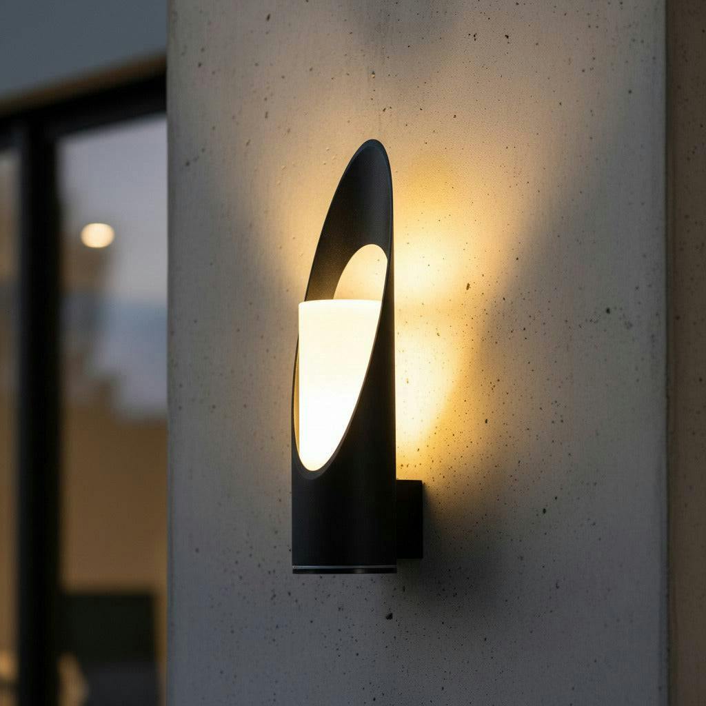 Ultra Beam Lighting Black 5 Watt 330Mm Tall External Wall Lantern