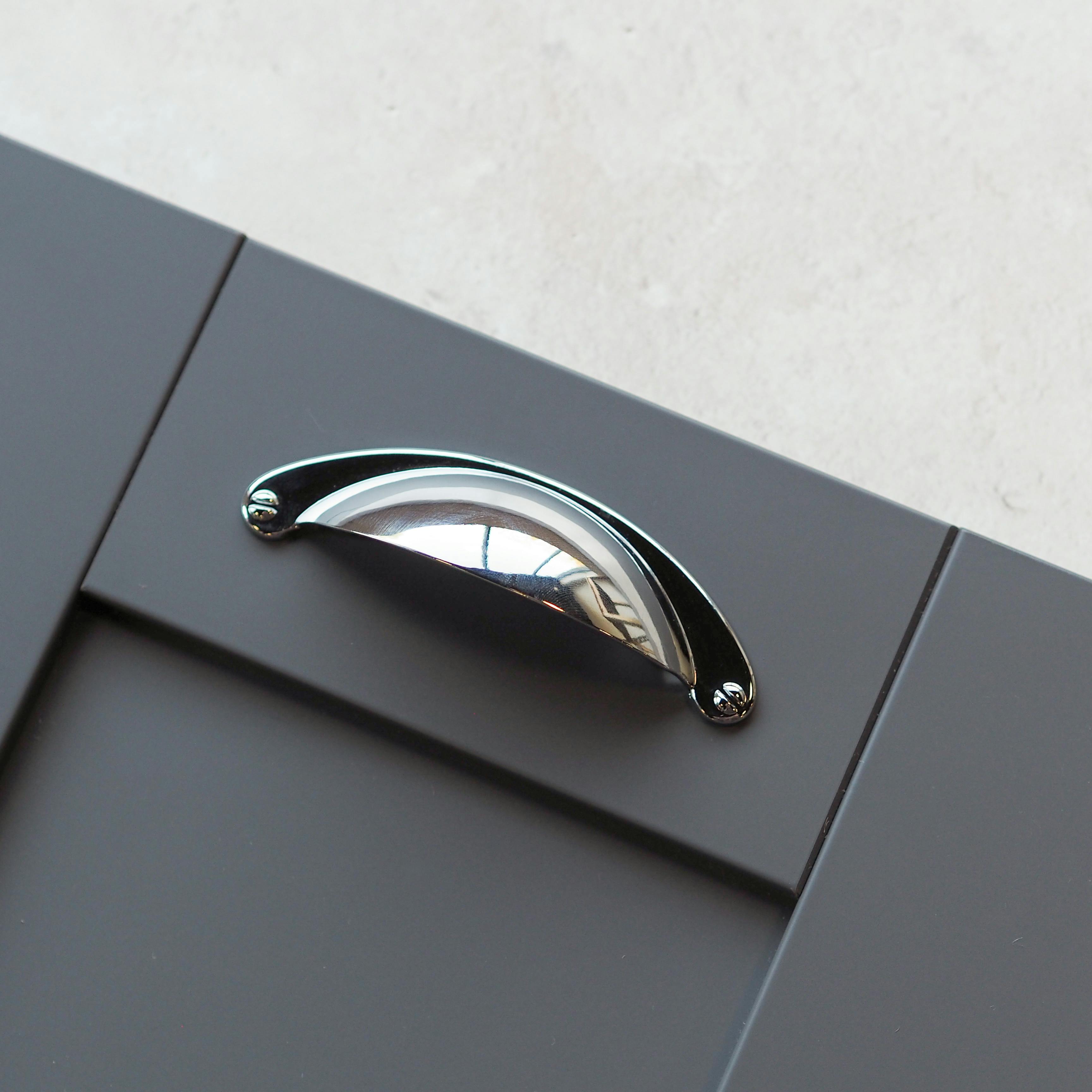 Rackhams Polished Chrome Knob And Coordinating Cup Handle - 64Mm Handle