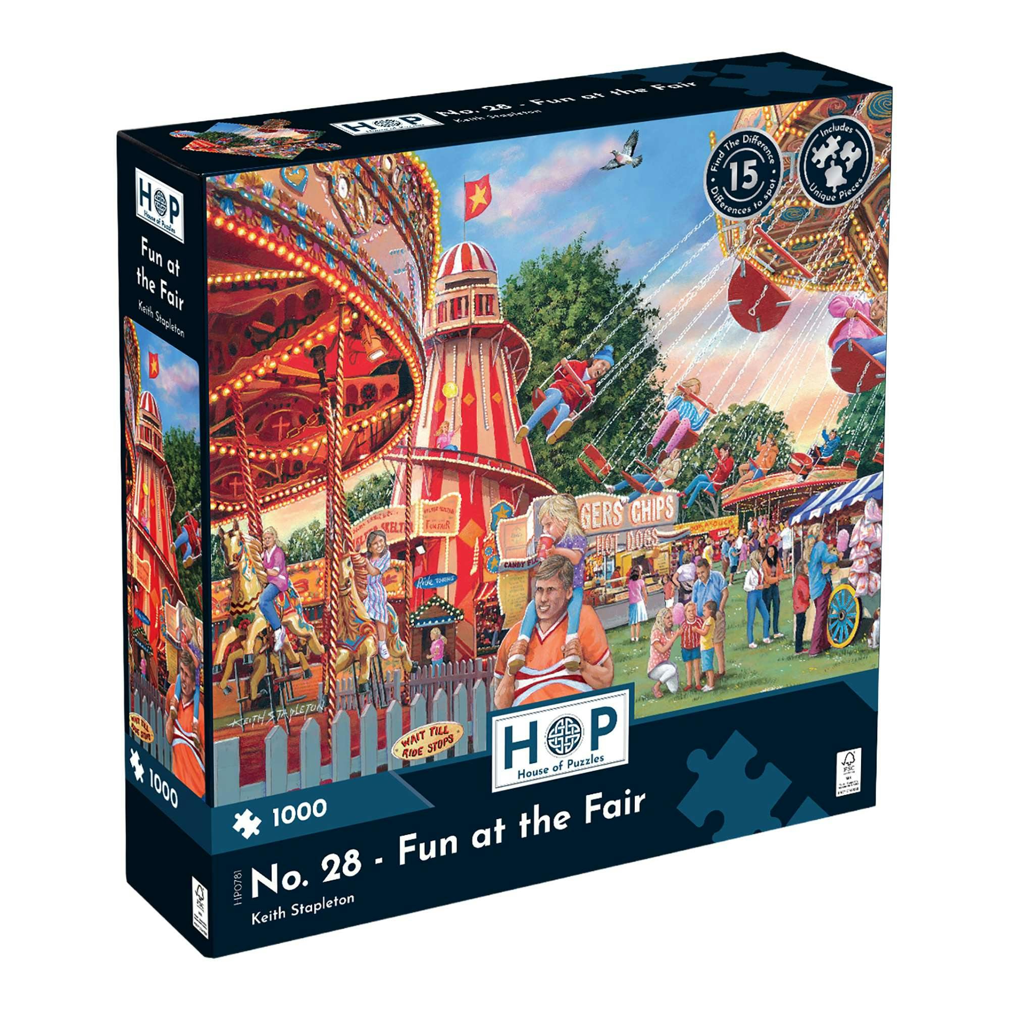 The House Of Puzzles No. 28 - Fun At The Fair 1000 Piece Jigsaw Puzzle
