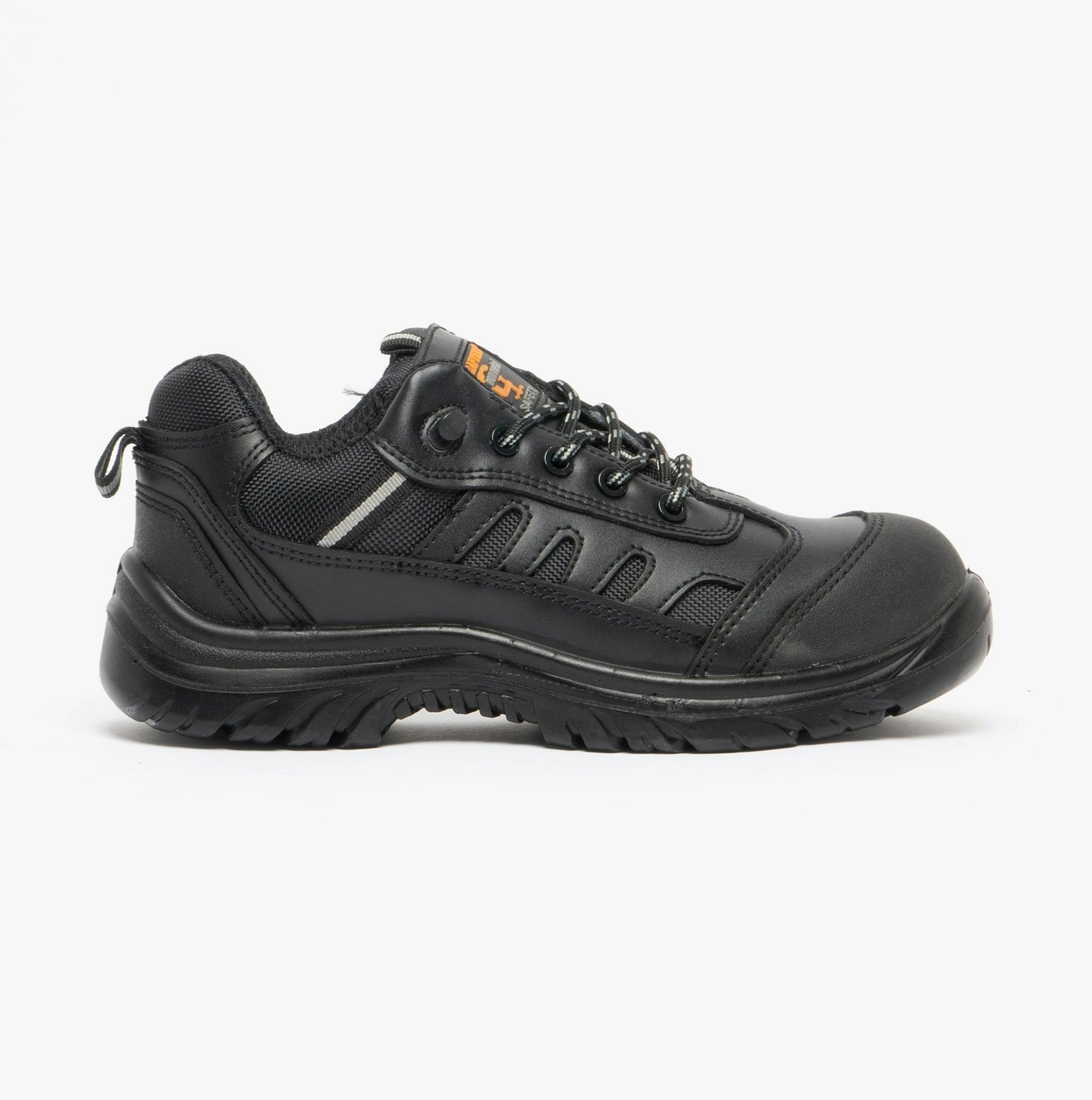 Grafters Unisex Black M462a Composite Toe Trainers - Uk 10