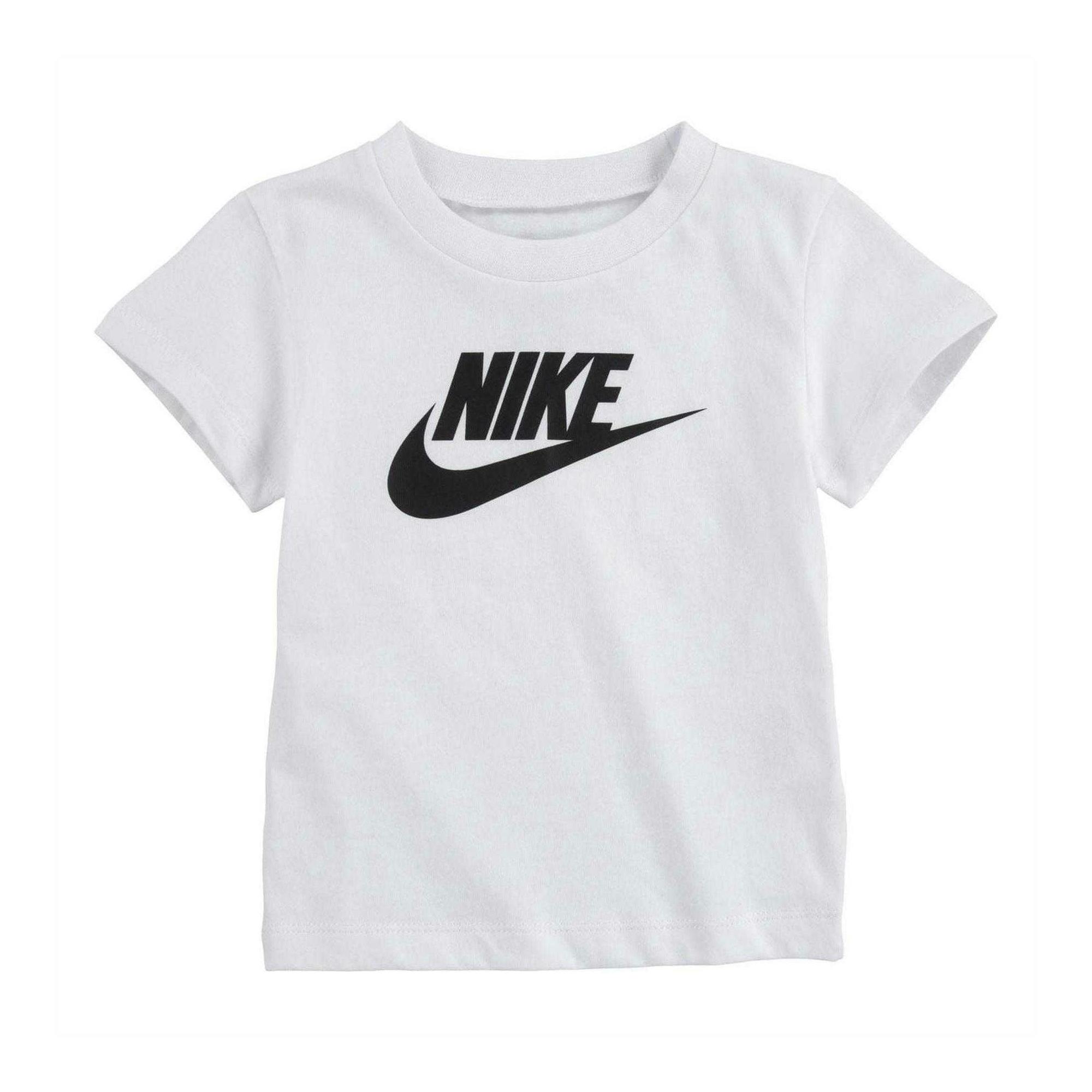 Nike White Baby Futura Evergreen Swoosh T-Shirt - 24 Months - 100% Mixed
