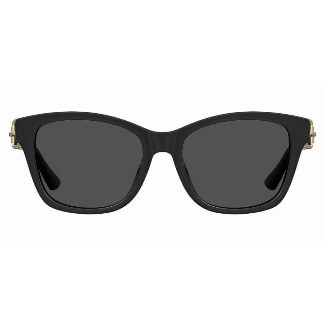 Moschino Unisex Black Adult Buckle Detail Sunglasses - One Size - 100% Mixed
