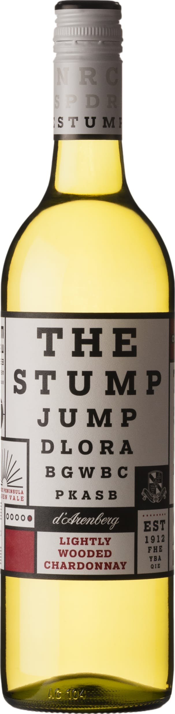 Various Wine White/Peach D Arenberg The Stump Jump Chardonnay 2024 75Cl - Pack Of 6
