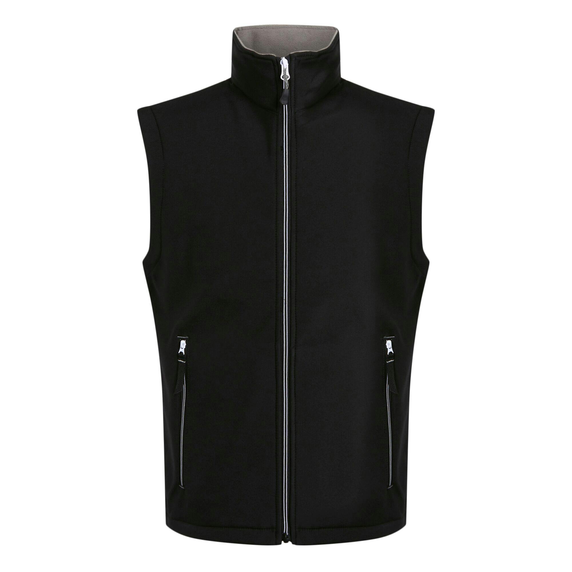 Regatta Men's Black/Grey Professional Softshell 2 Layer Body Warmer - /Mineral - S - /Mineral - 100% Polyester