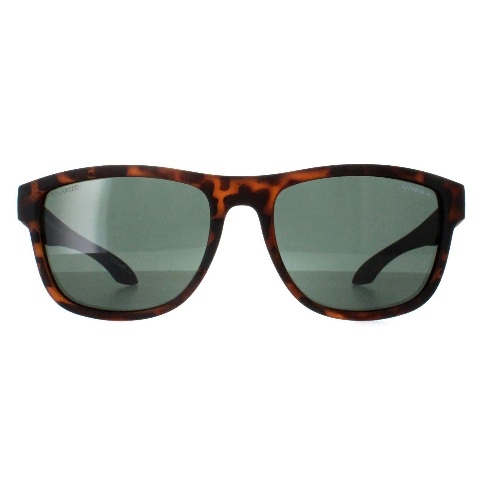 O'neill Men's Green Coast Matte Tortoise Sunglasses