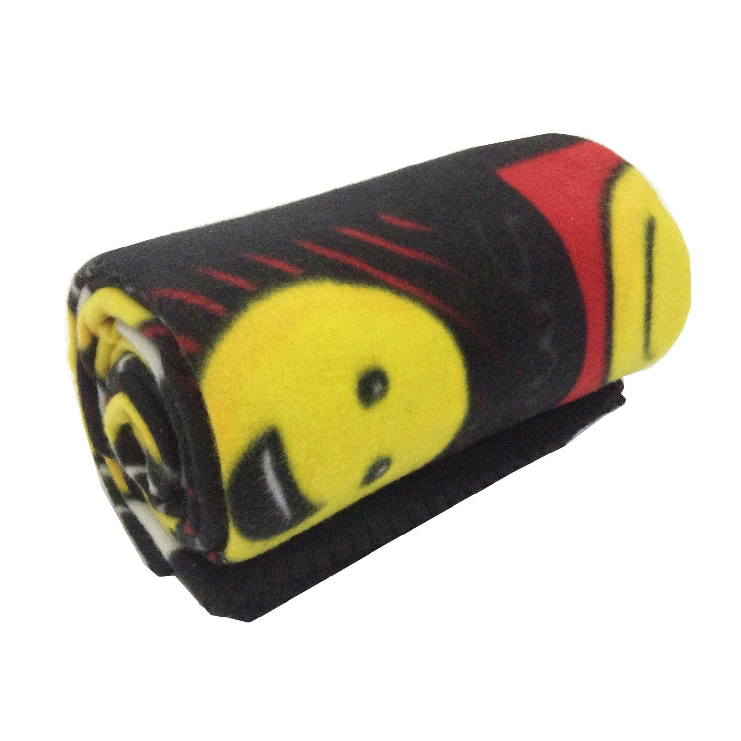 Rackhams Black Expressions Polar Fleece Blanket