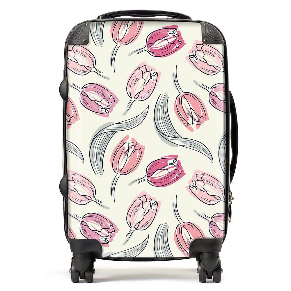 Warren Reed Tulips Suitcase - Cabin