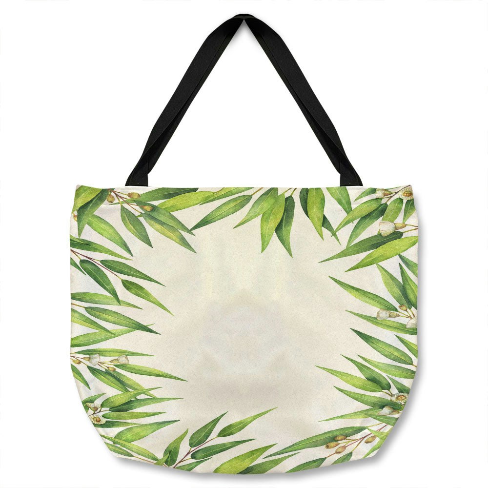 Benjamin Tate Design Leaves Border Tote Bag