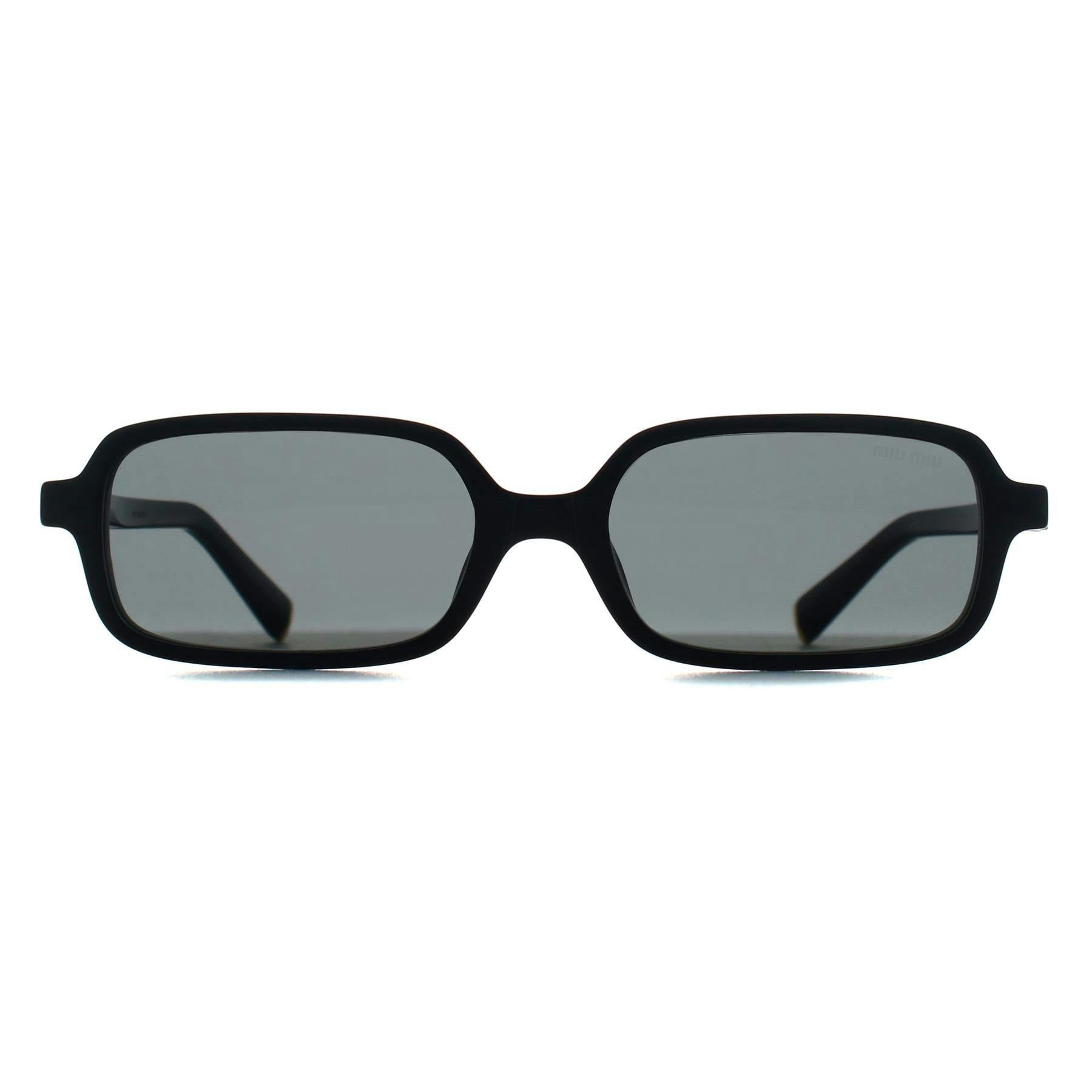 Miu Miu Sunglasses MU11ZS 16K5S0 Black Dark Grey - Image 8