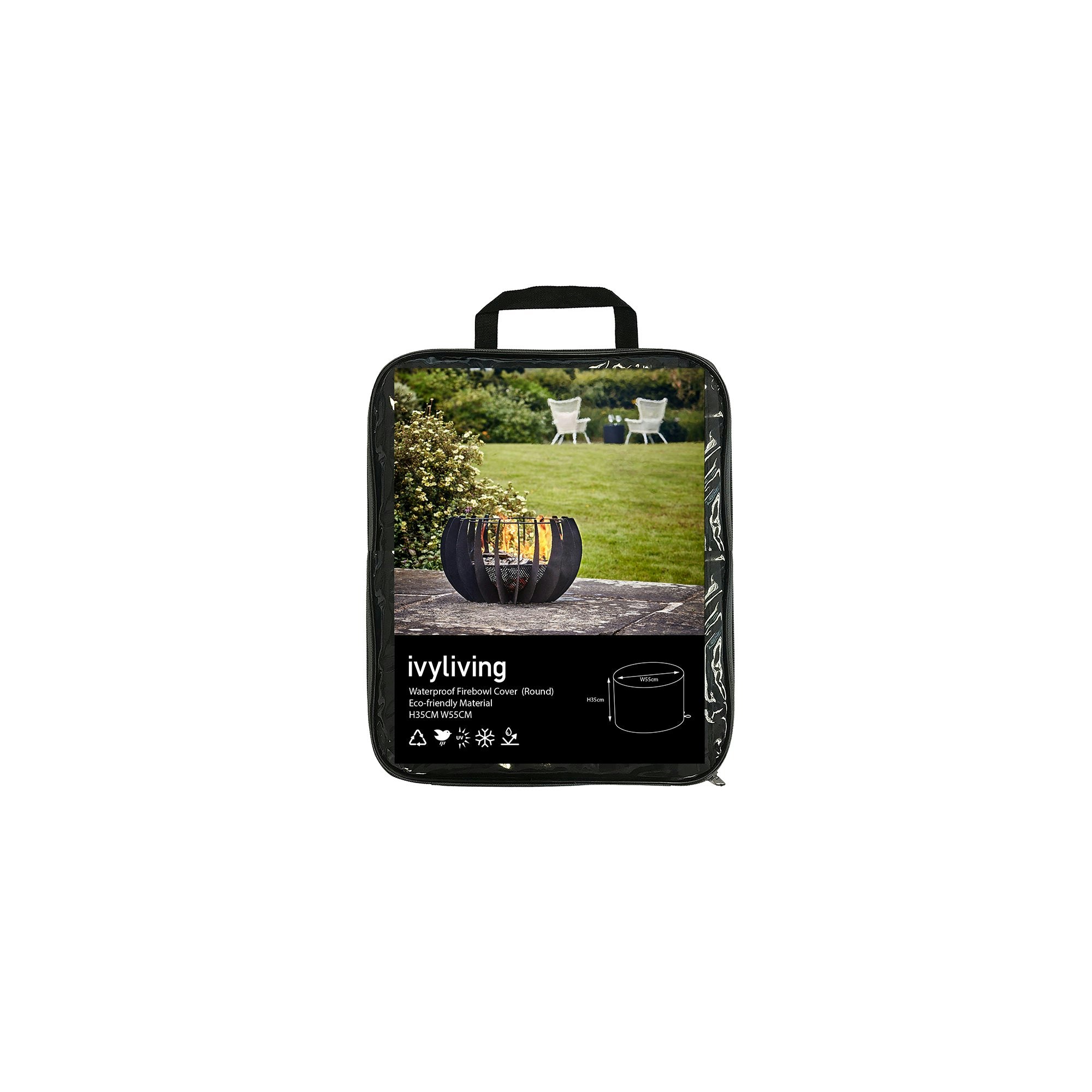 Rackhams Waterproof Firebowl Cover (Small)