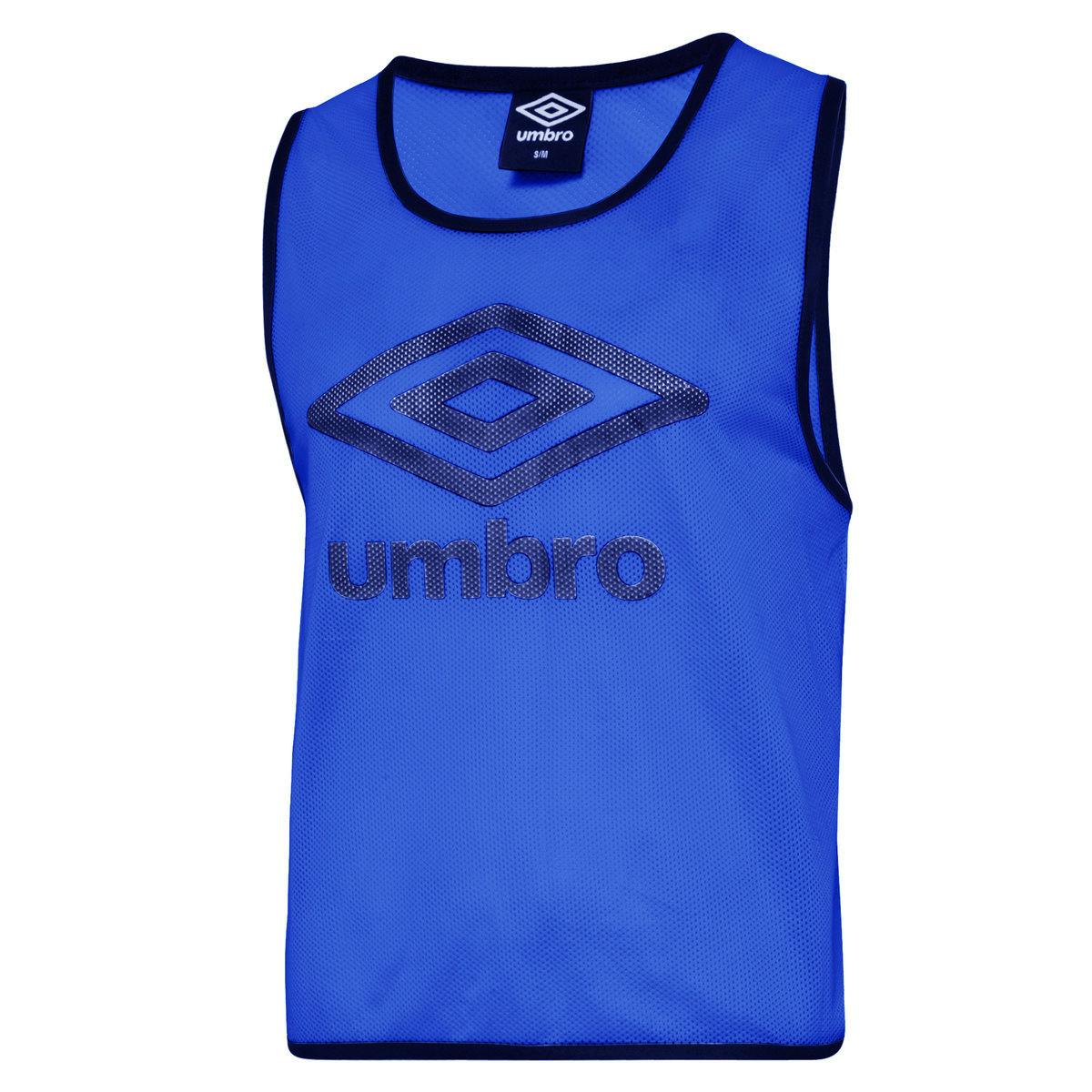 Umbro Blue/Black Kids Training Bib - Royal - S-M - Royal