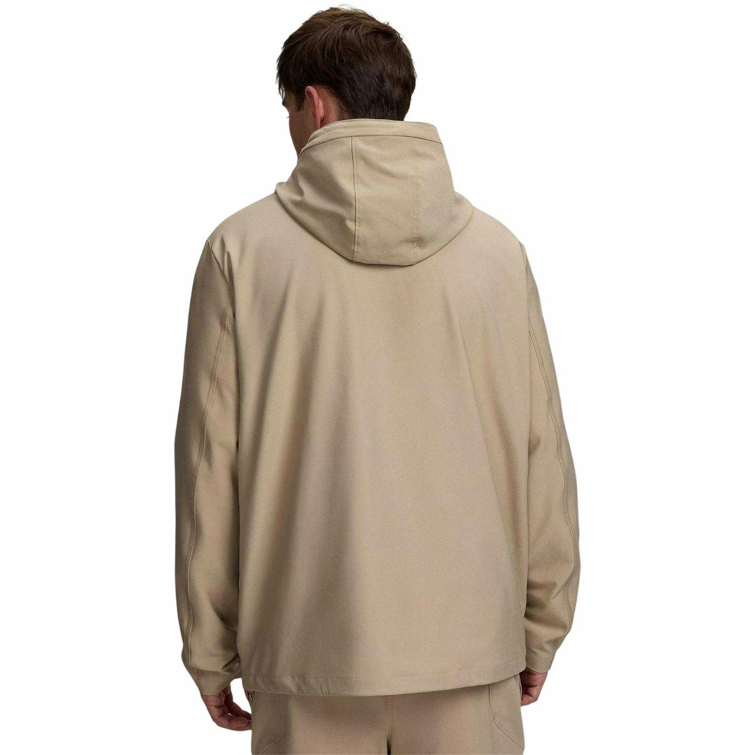 Under Armour Men's Black Unstoppable Performance Training Hooded Jacket - Khaki/ - Xl - Khaki/ - 90% Polyester/10% Elastane