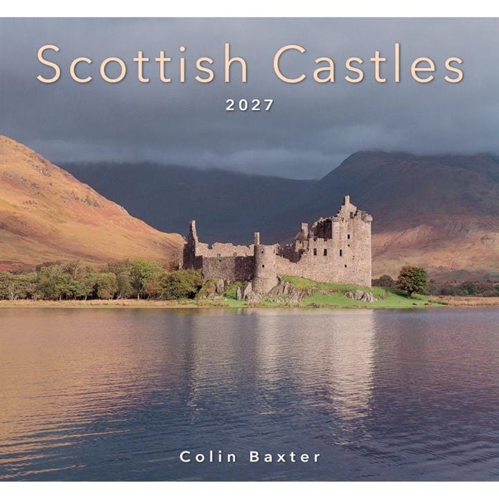 Rackhams Colin Baxter, Scottish Castles Calendar 2027, Wall Calendars, Month To View, Travel, Gift - Image 4