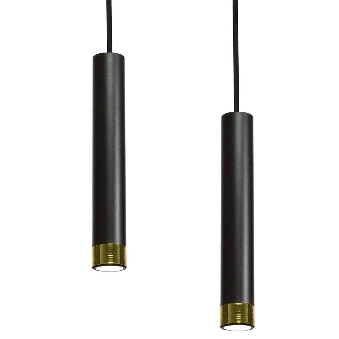 Rackhams Black/Gold Dani Pendant Lamp Hand Made And