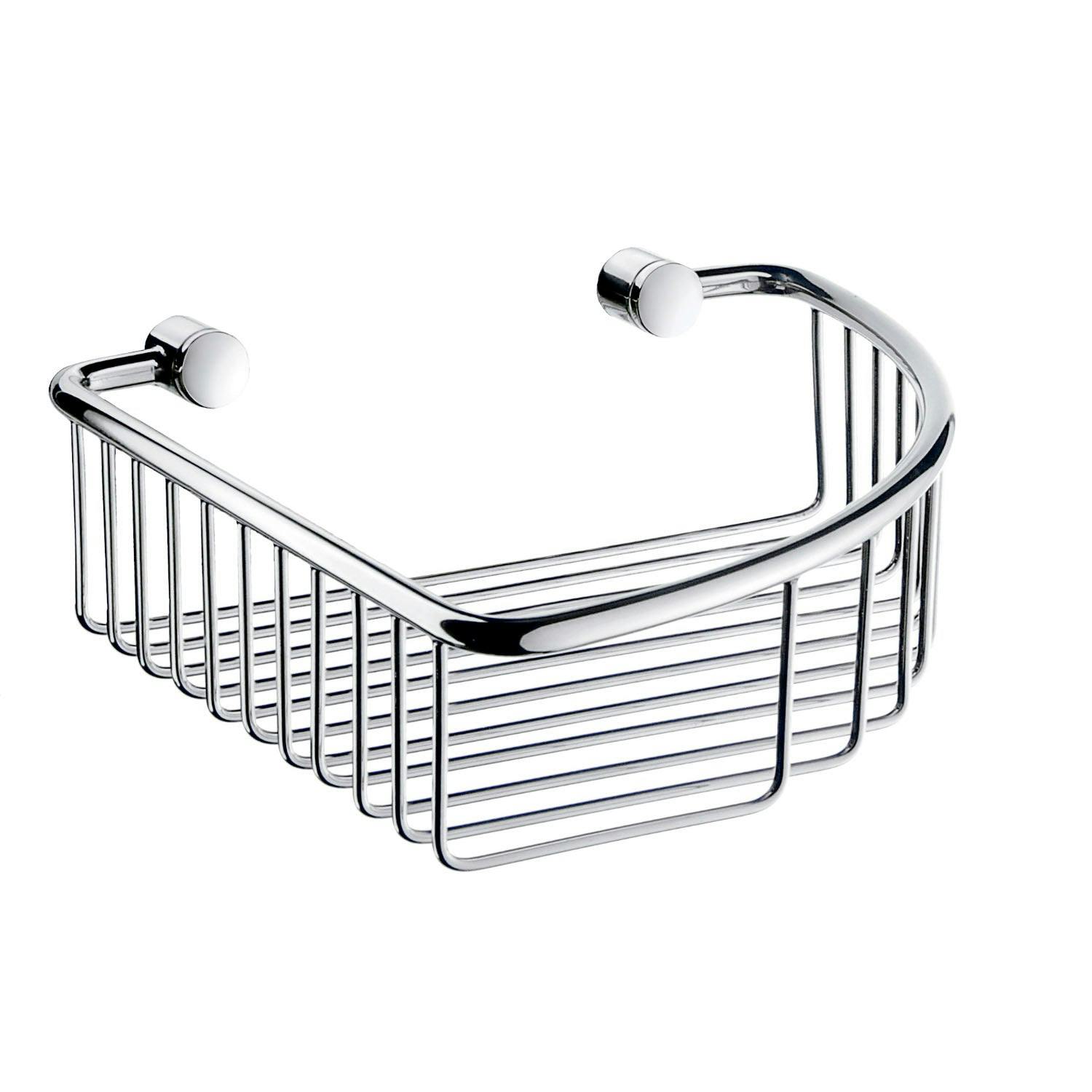 Smedbo Polished Chrome Corner Shower Basket