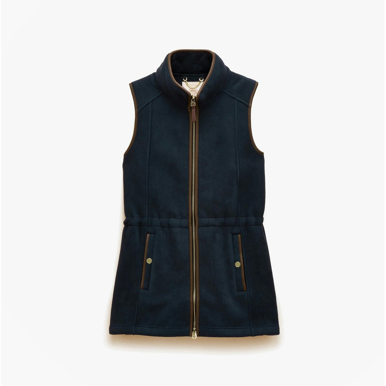 Joules Women's Heritage Longline Gilets Navy - Uk 8 - Navy