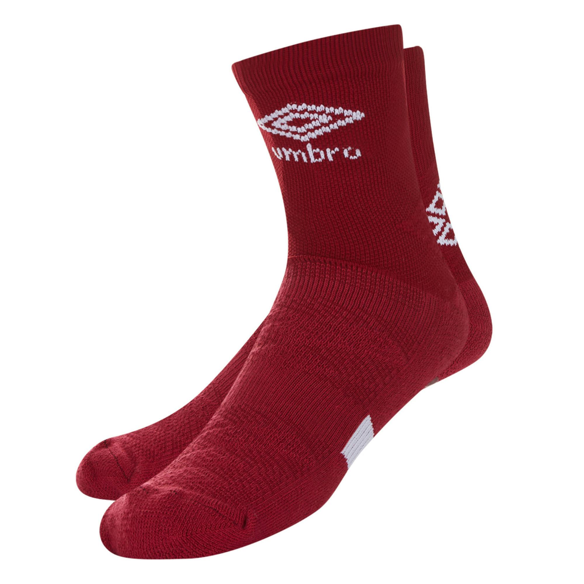 Umbro Men's Protex Gripped Ankle Socks - New Claret - New Claret - 4 Uk-7 Uk - 70% Cotton/20% Nylon/10% Elastane