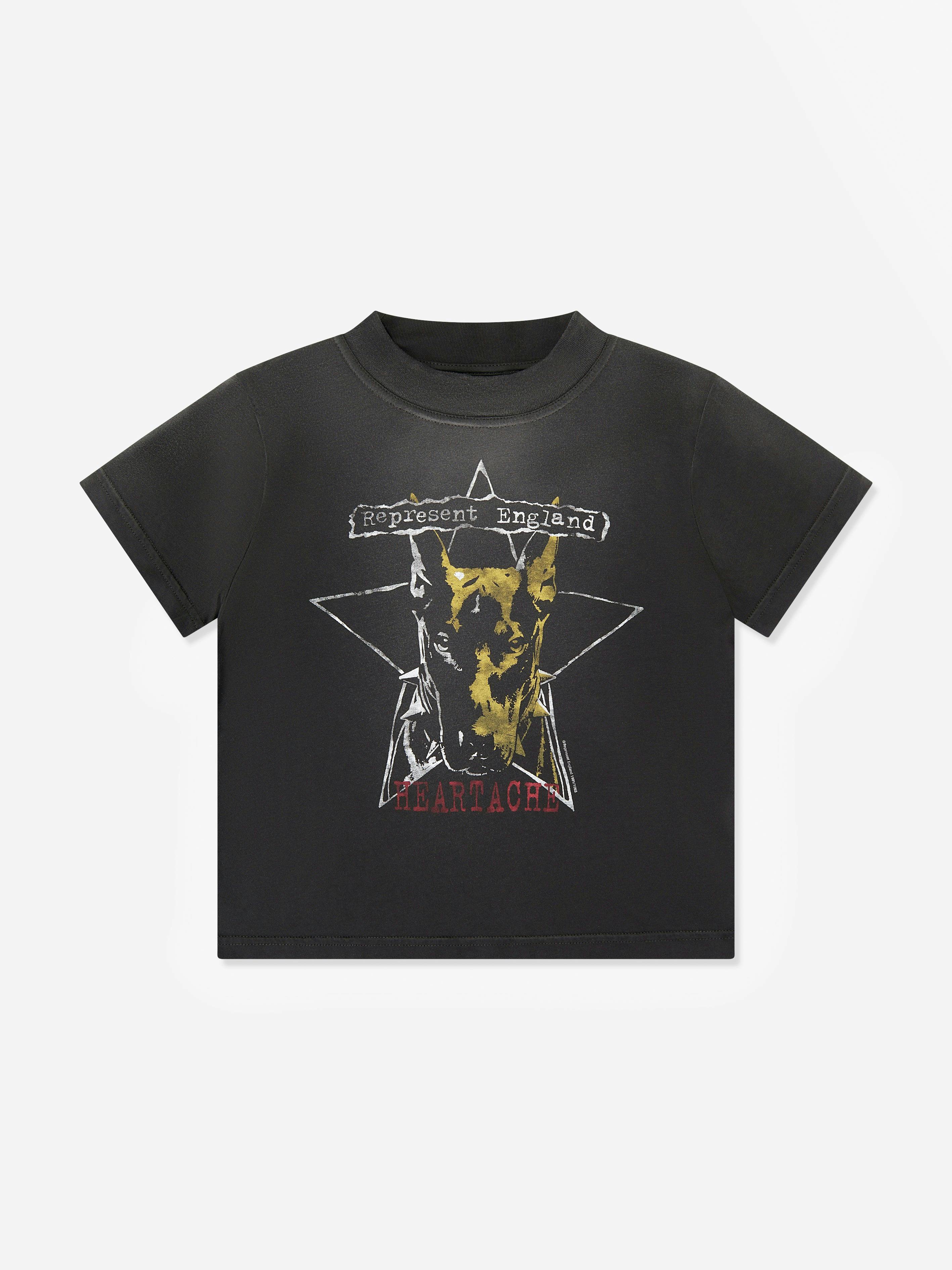 Represent Infant Kids' Jaw Breaker Graphic Cotton Short-Sleeve T-Shirt - Washed Blk - 1-2 Yrs - Image 3