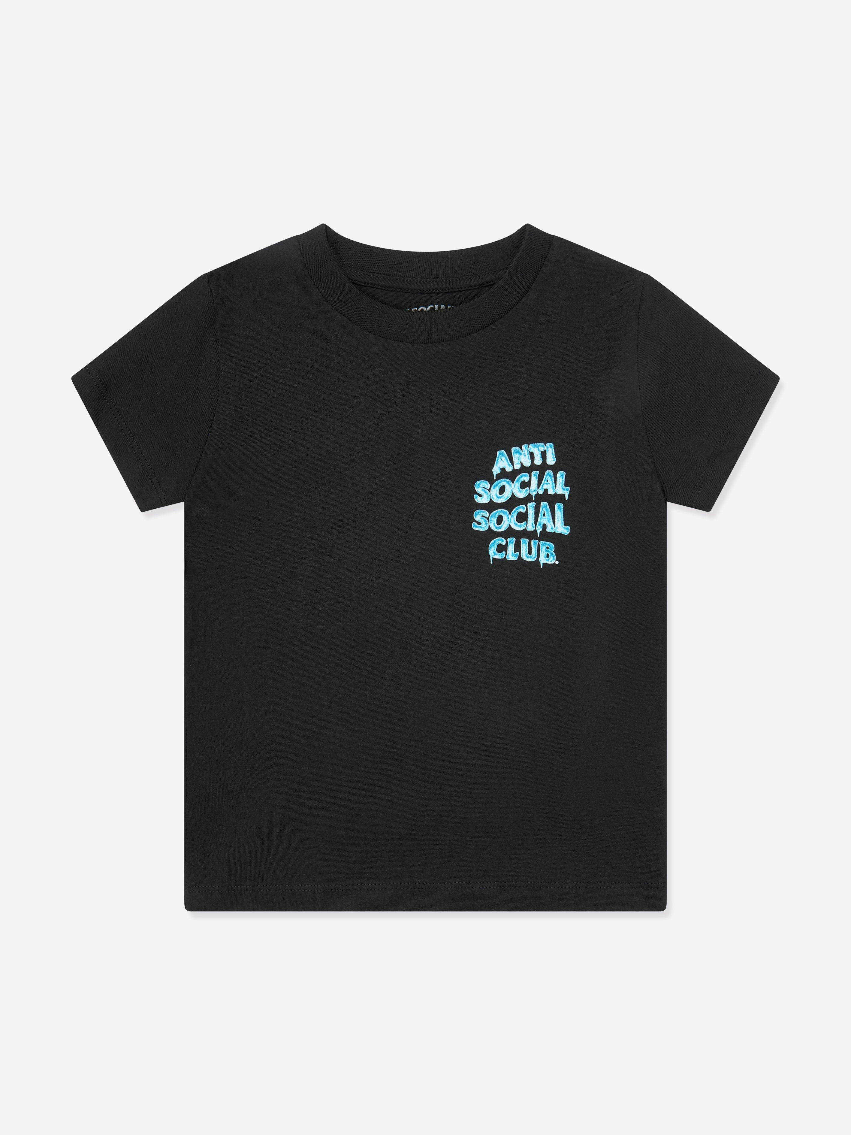 Anti Social Social Club Unisex Kids Black Kids Icy Mind Games T-Shirt In - 12 - 13 Yrs