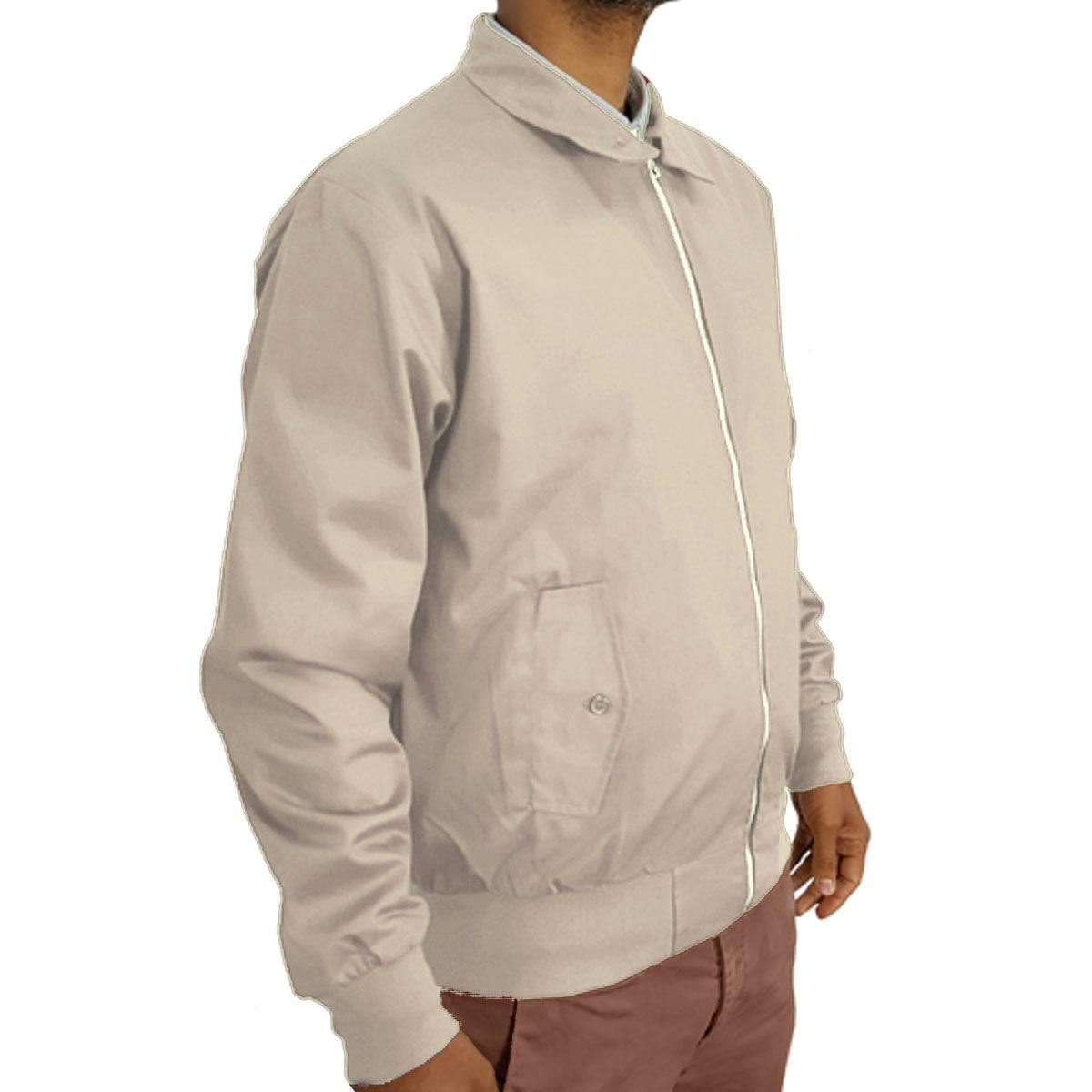 Coolandnew Beige Vintage Harrington Bomber Jacket - S