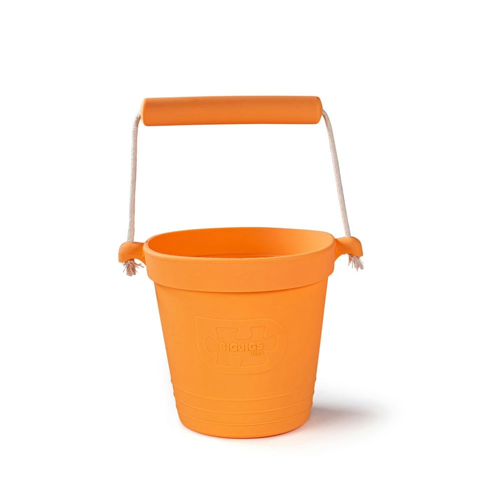 Bigjigs Toys Orange Activity Bucket - Apricot