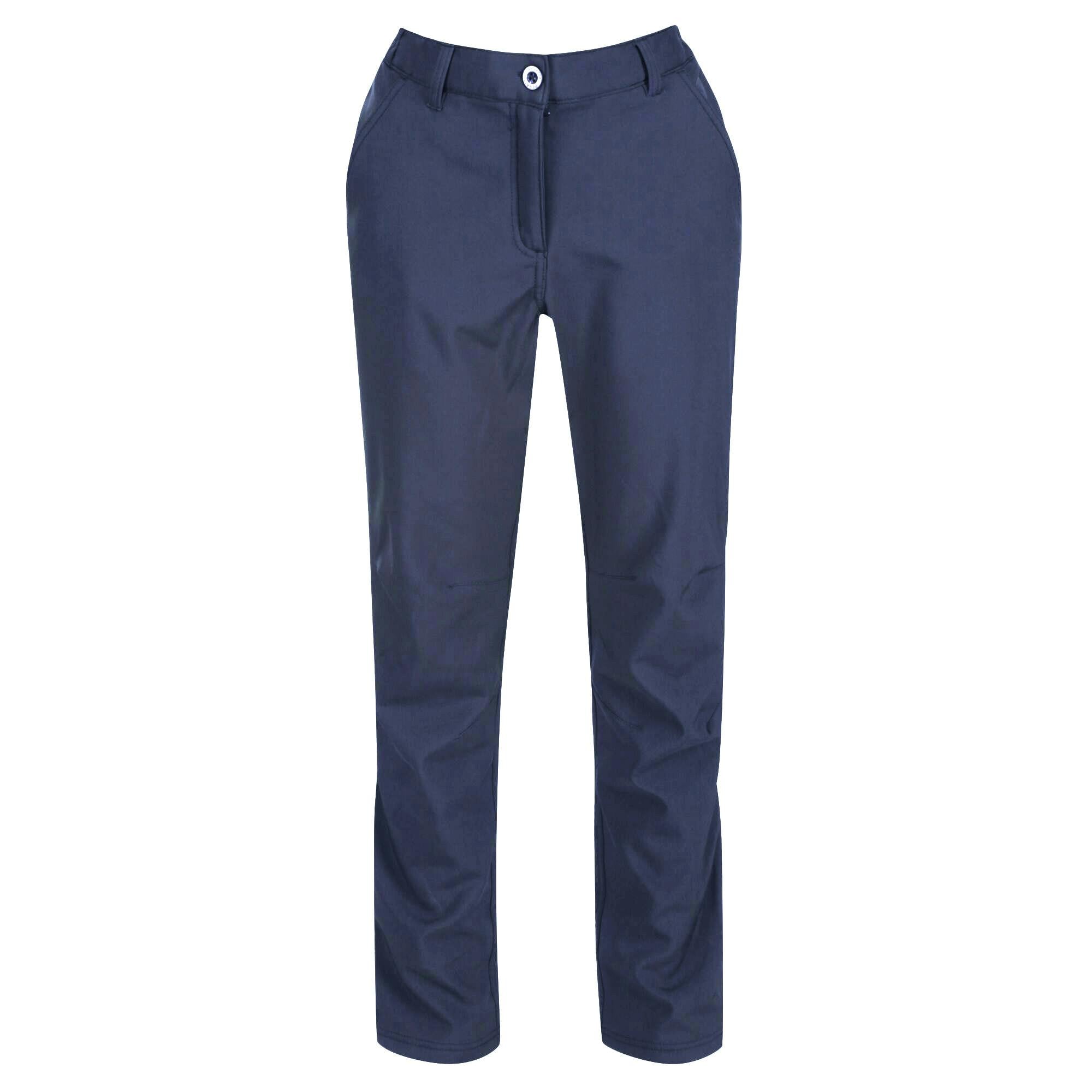 Regatta Women's Great Outdoors / Fenton Softshell Walking Trousers - Navy - Navy - 18 L - 96% Polyester/4% Elastane