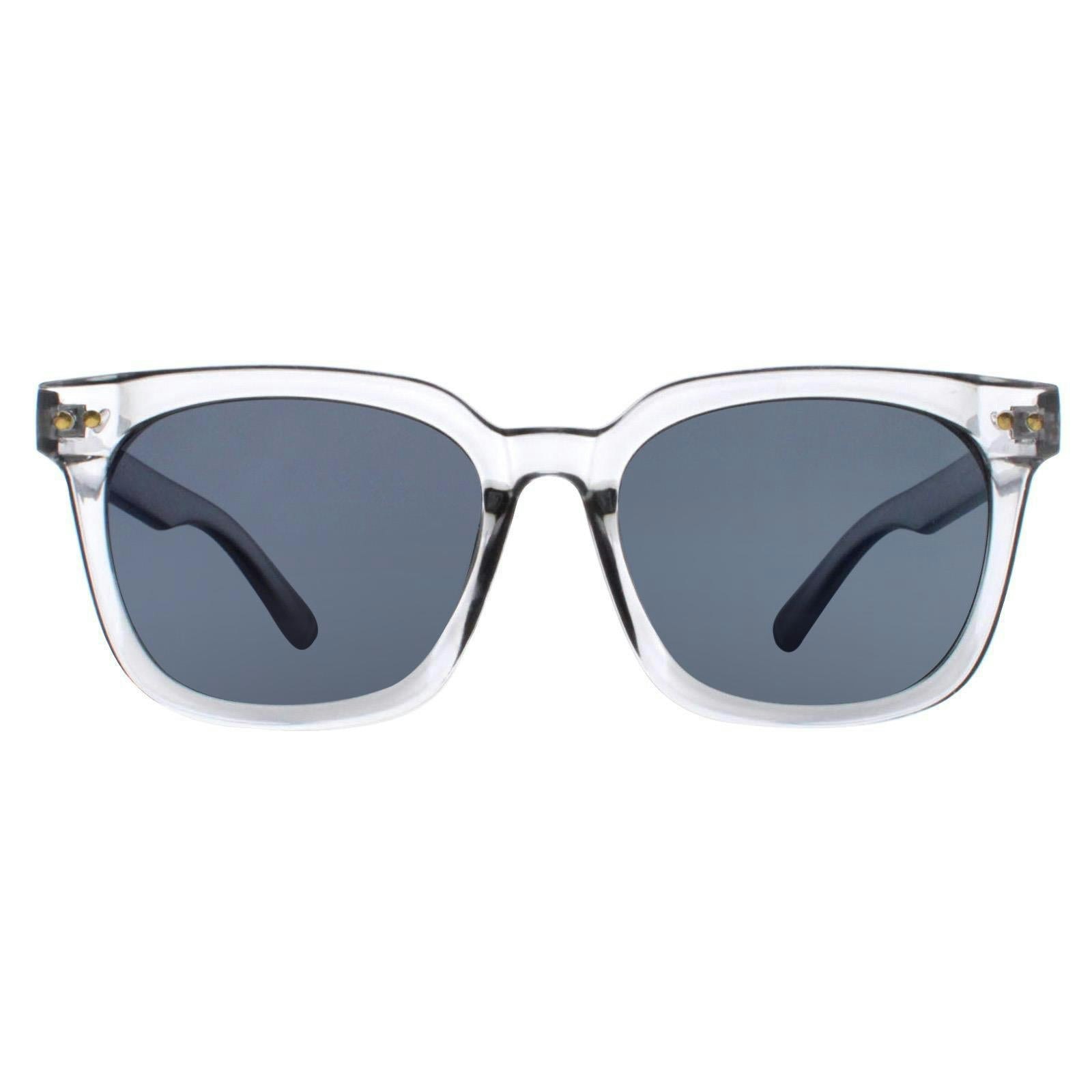 Atum Unisex Grey Meraki Shiny Transparent Sunglasses