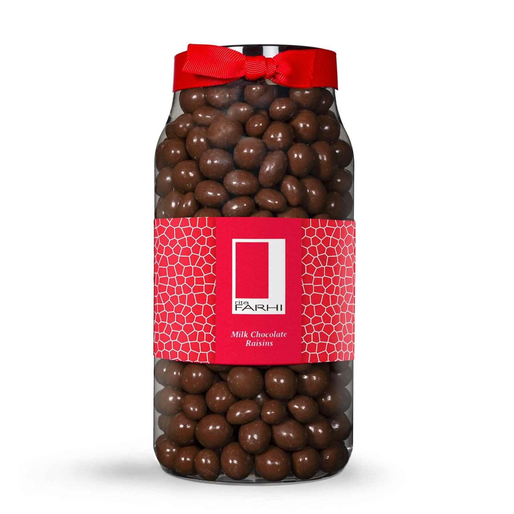Rita Farhi Milk Chocolate Coated Raisins, Palm Oil Free, 870G