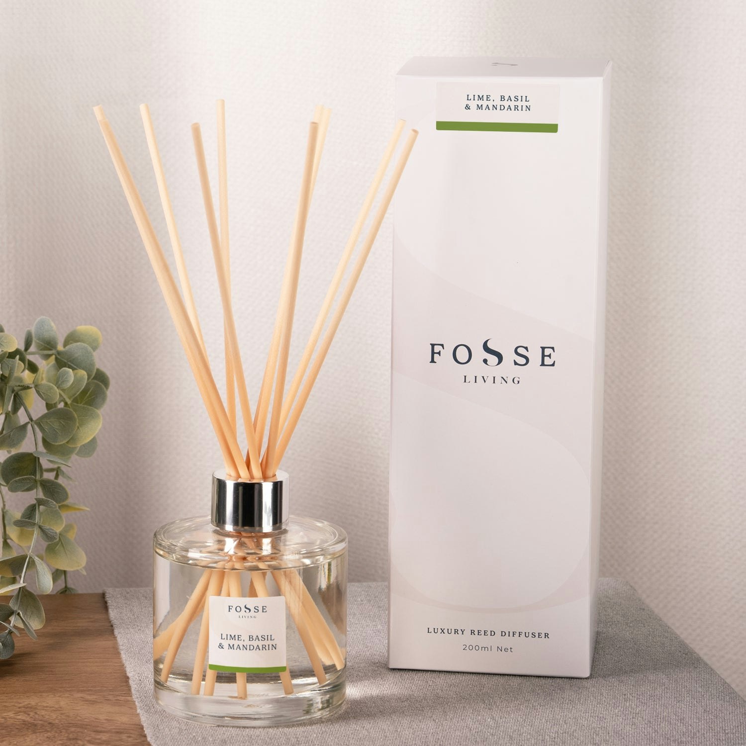 Rackhams Lime, Basil & Mandarin Reed Diffuser - 200Ml