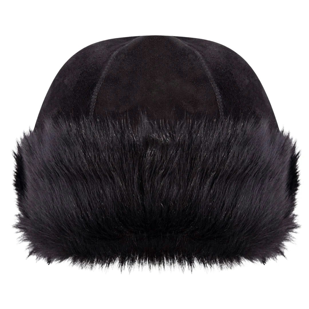 Infinity Leather Leather Company Sheepskin Shearling Leather Toscana Beanie Round Bucket Hat - Medium