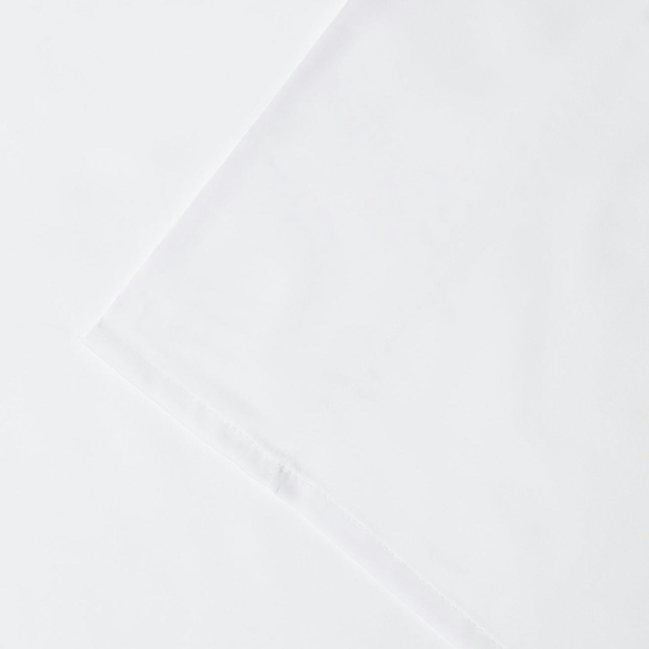 Ethical Bedding White Flat Sheet (Eucalyptus Silk) - Super King