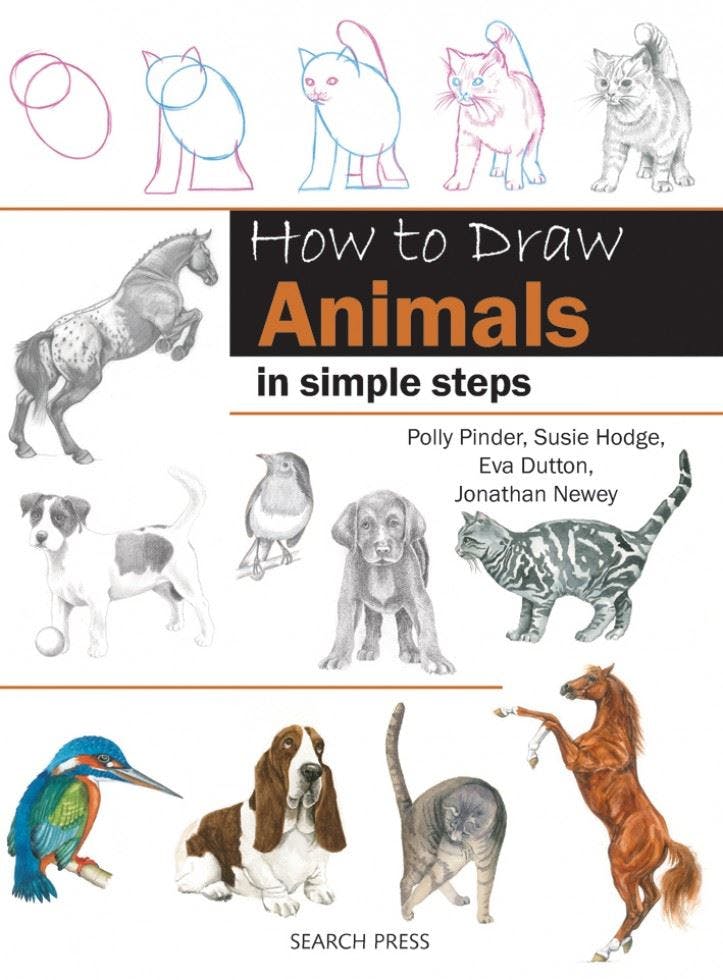 How to Draw: Animals: In Simple Steps by Eva Dutton PAPERBACK - Image 9