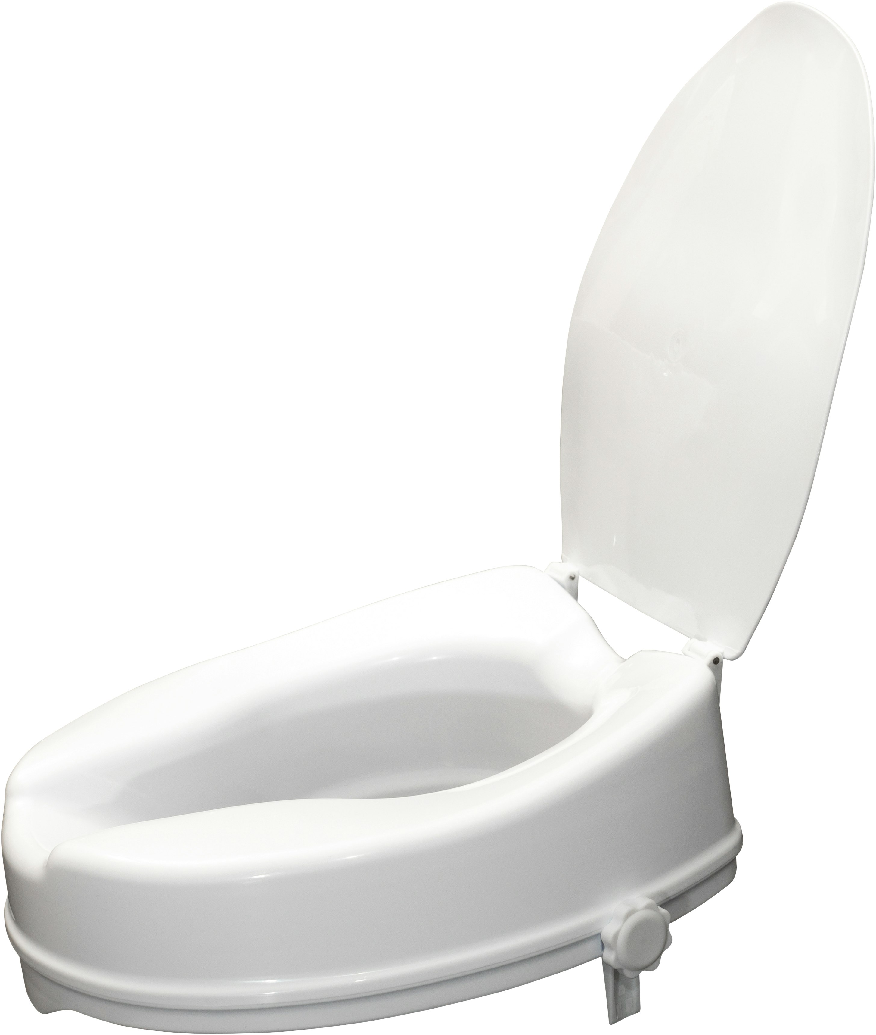 Aidapt 4 Inch Raised Toilet Seat Lid
