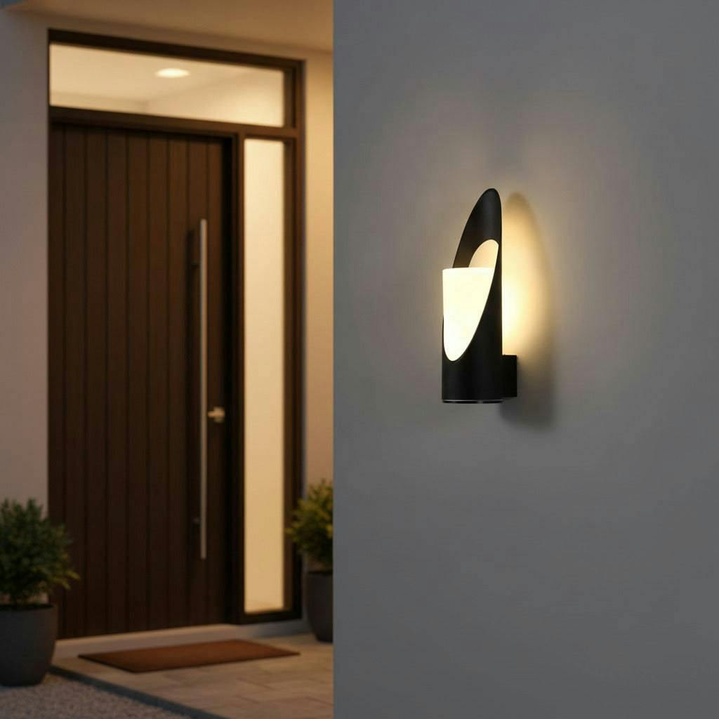 Ultra Beam Lighting Black/Light 5 Watt 360Mm Tall Outdoor Wall