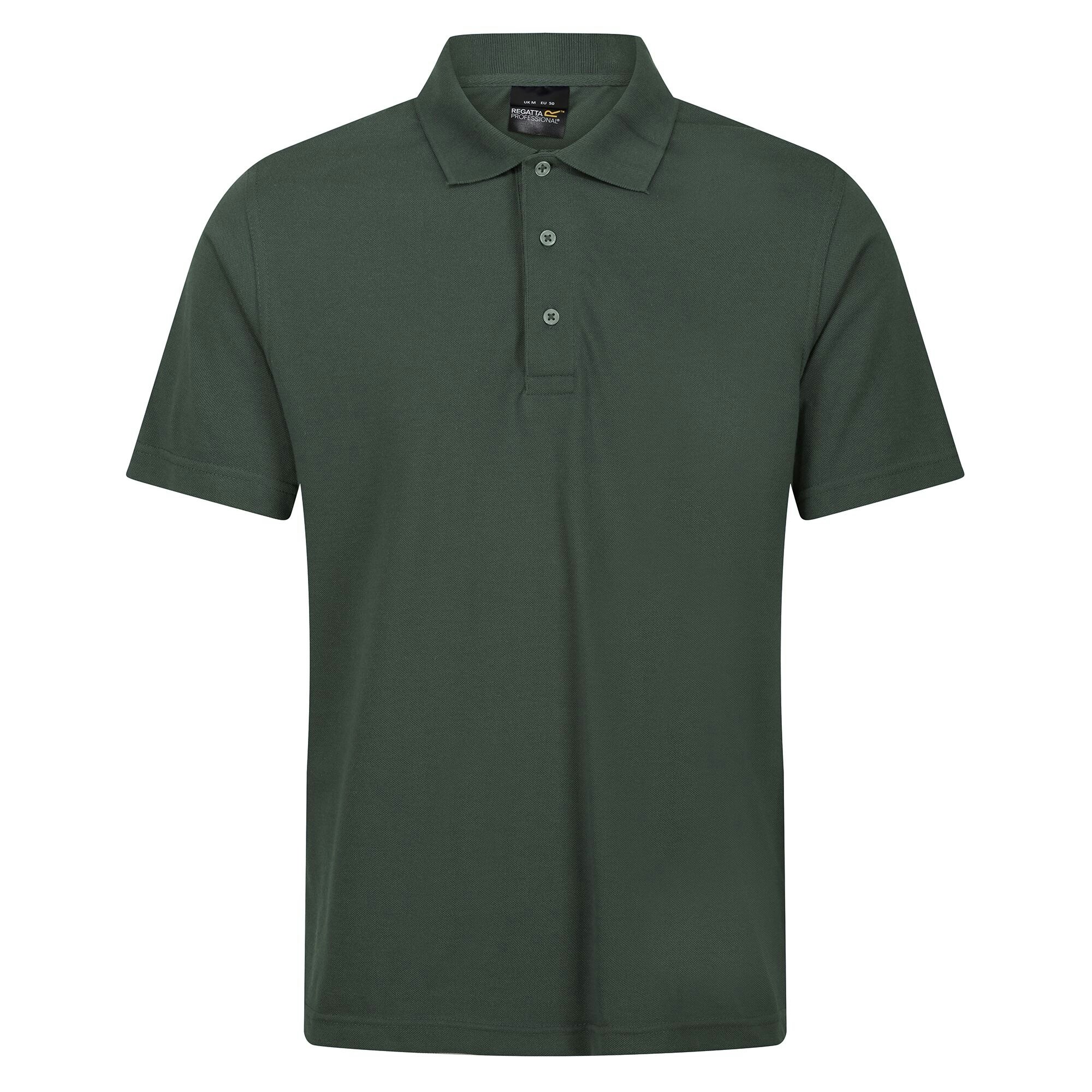 Regatta Men's Dark/Green Professional Short-Sleeved Polo Shirt - Extra Small