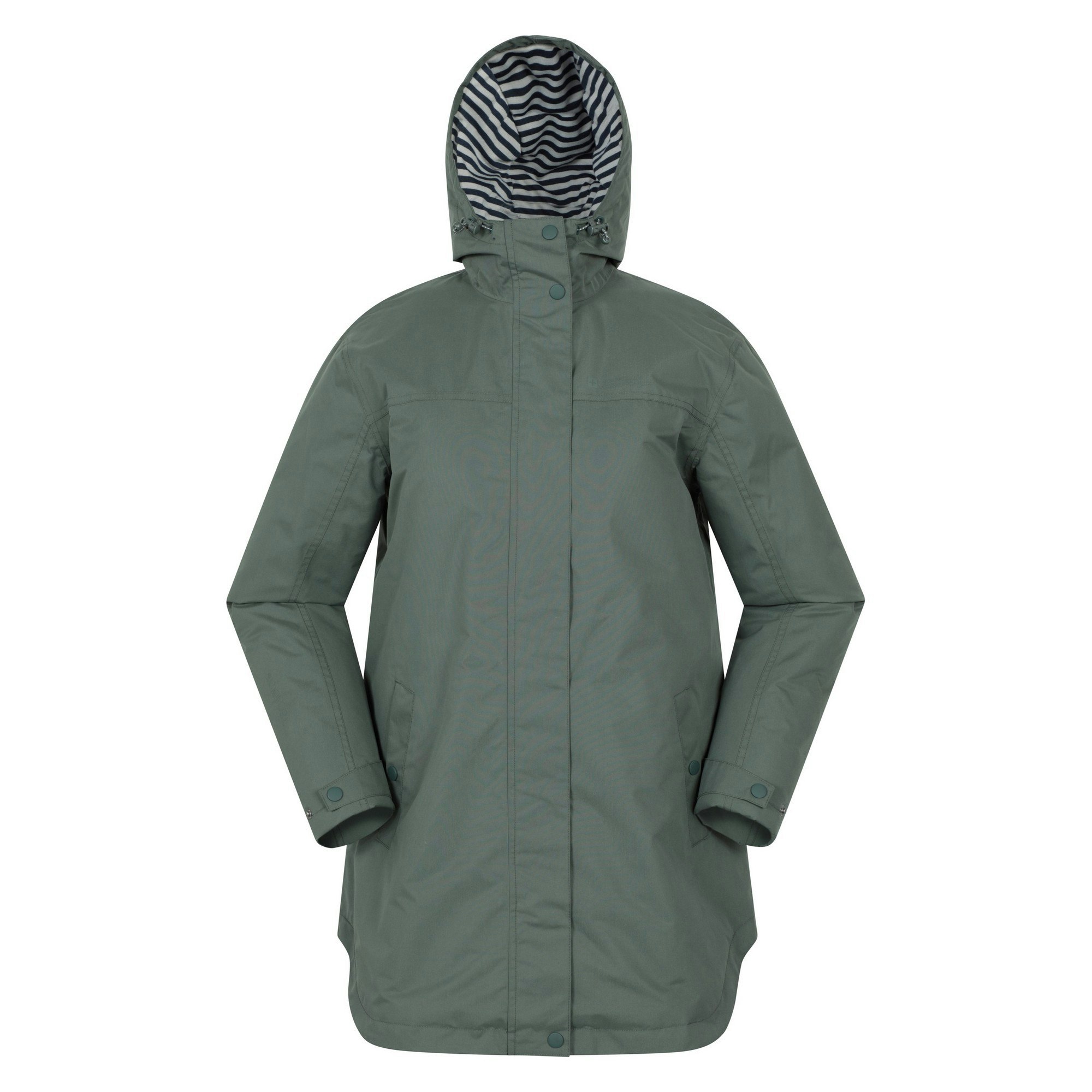 Mountain Warehouse Women's Green Riviera Padded Waterproof Jacket - Khaki - 20 Uk - Khaki - 100% Polyester