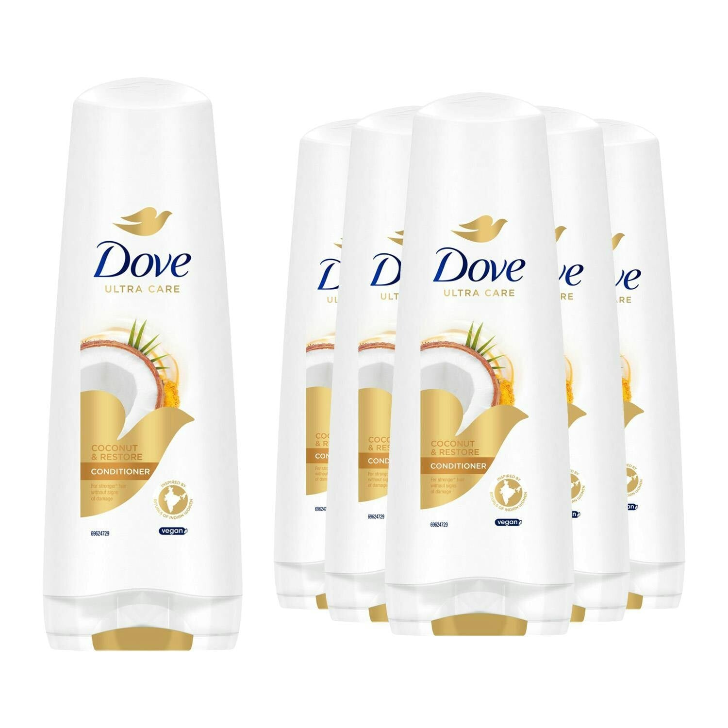 Dove Ultra Care Conditioner - Coconut & Restore 6x350 ml Bio Restore Technology - Image 2