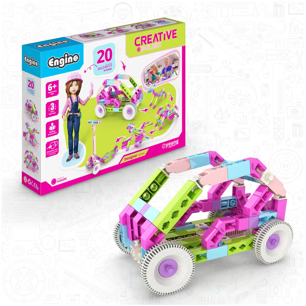 Engino Toys - Creative Builder 20 Models Designer Set - Construction Toys - Image 5
