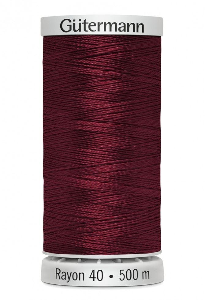 Gutermann No 40 Sulky Rayon Embroidery Thread 500M Rayon Thread Suitable For Embroidery - 1035 - 500 Metres