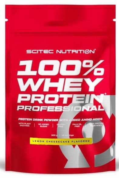 Scitec 100% Whey Protein Professional - Lemon Cheesecake / 500G - Image 3