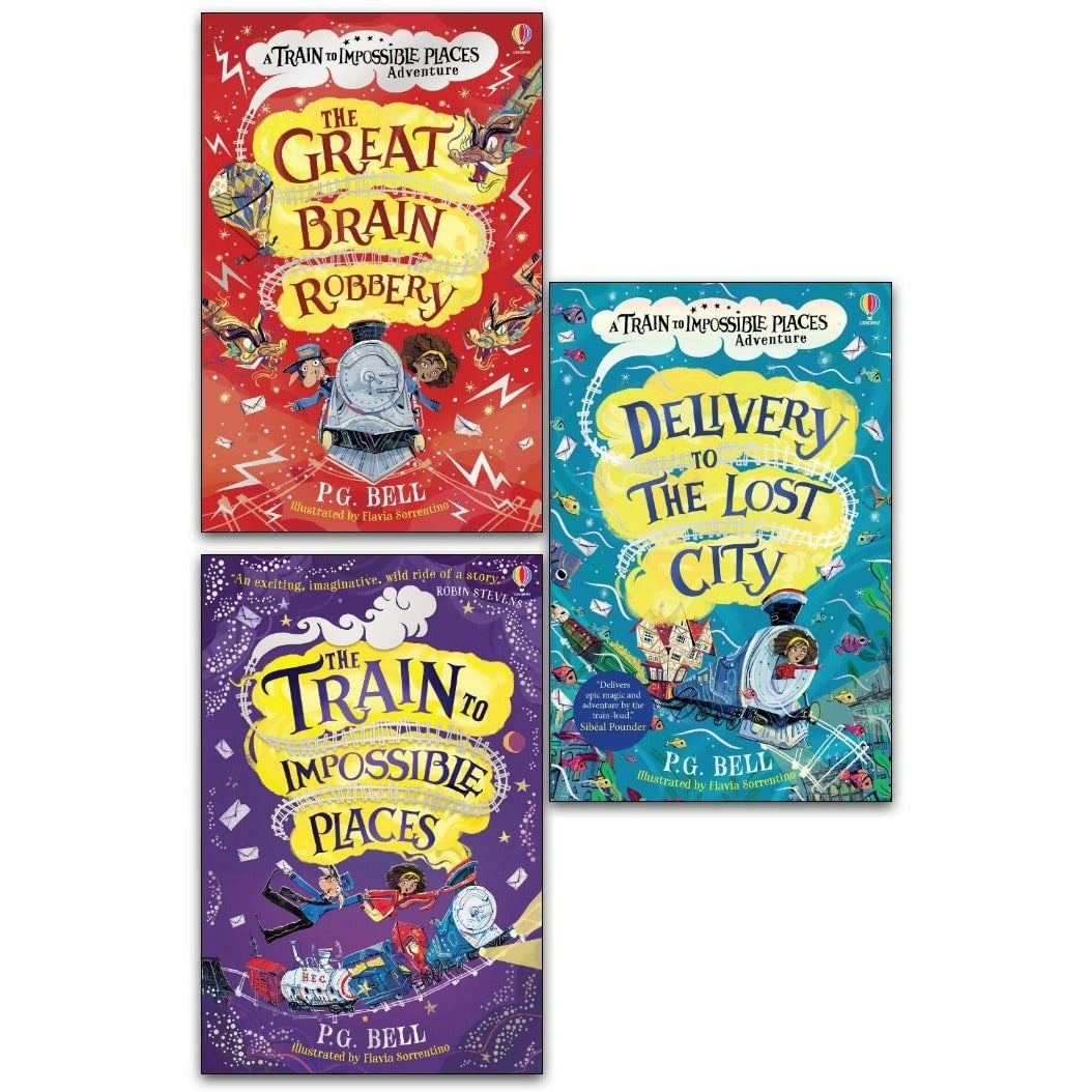 Train To Impossible Places 2 Books Set By P.G. Bell - Ages 7-9 - Paperback - Image 8