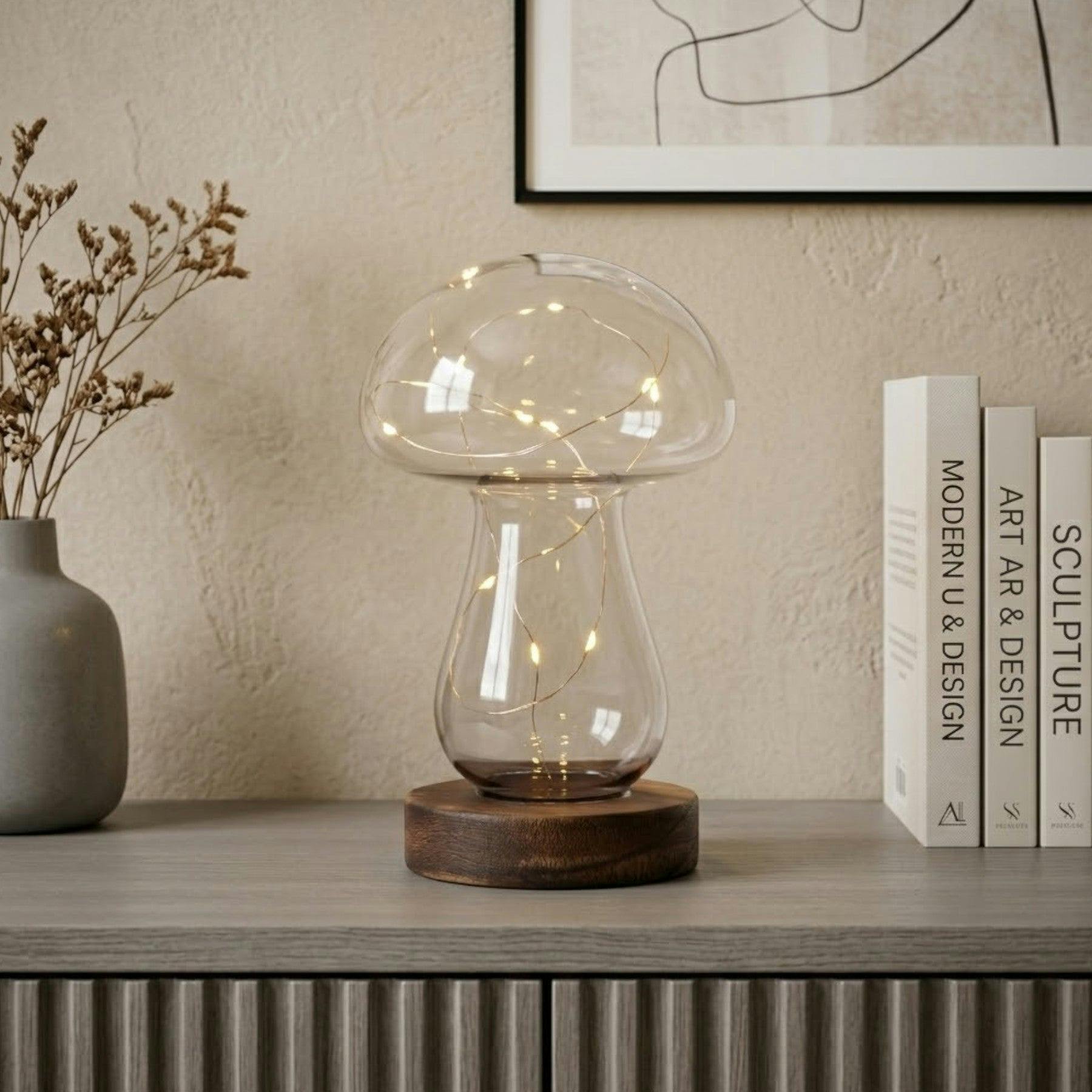 - Relica Glass Mushroom Led Light - Image 2