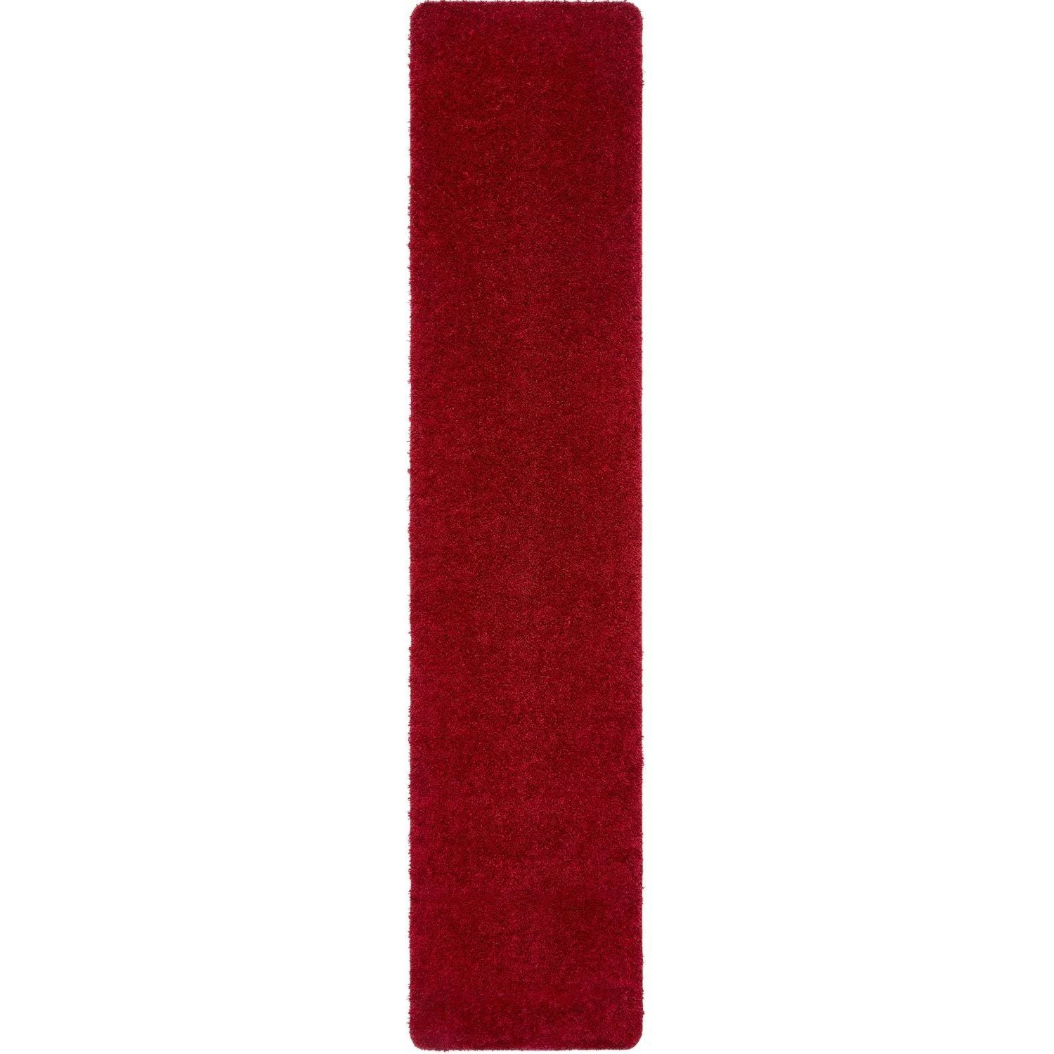 The Rugs Red Tufted Washable Rug – Colour - 67X300 Cm