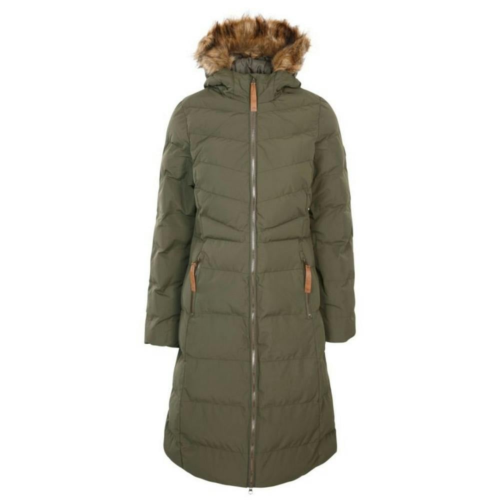 Trespass Women's Dark/Green Audrey Padded Jacket - Vine - Vine - M - 100% Polyester