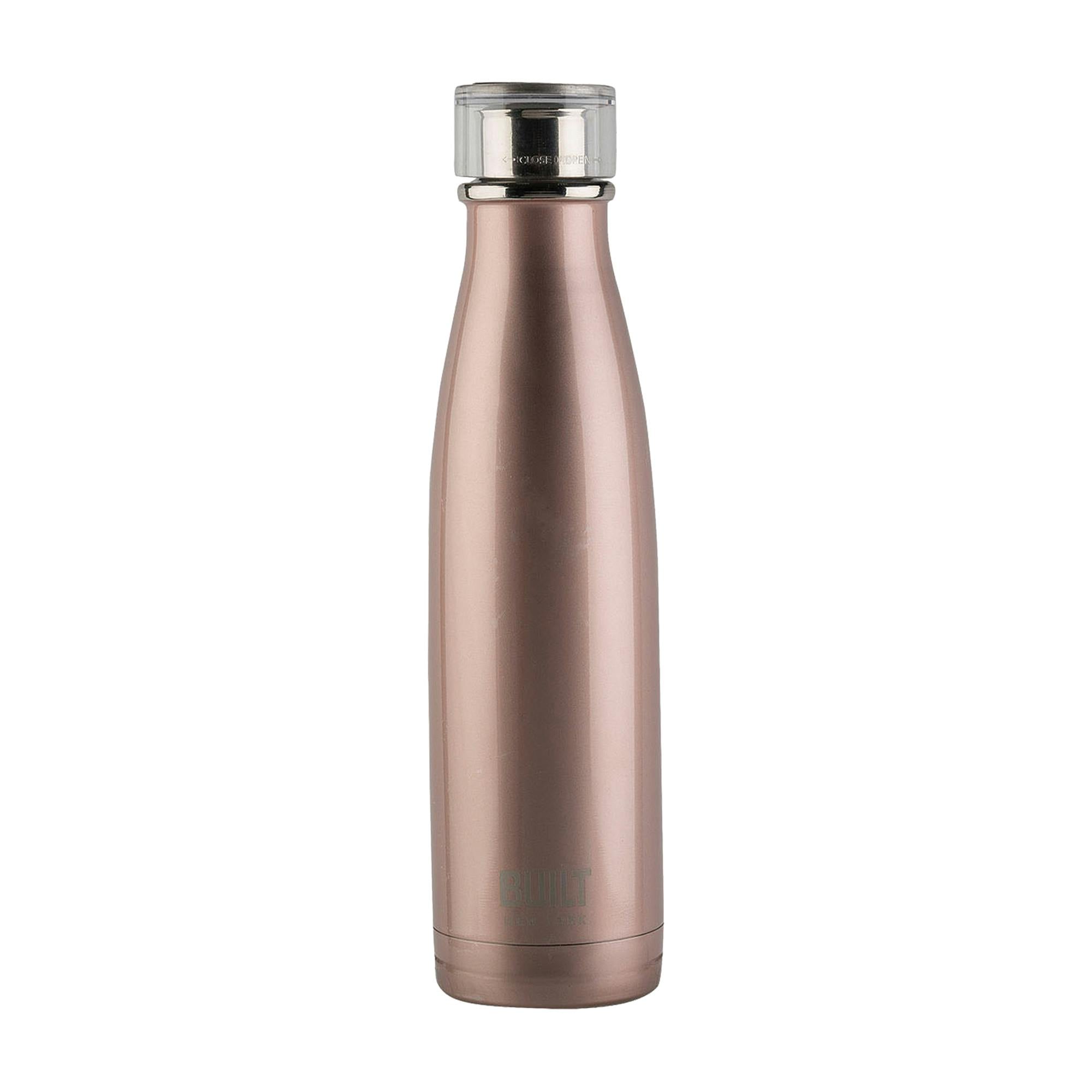 Rackhams Gold Built 500 Ml Double Walled Stainless Steel Water Bottle Rose - Other - Water Bottle